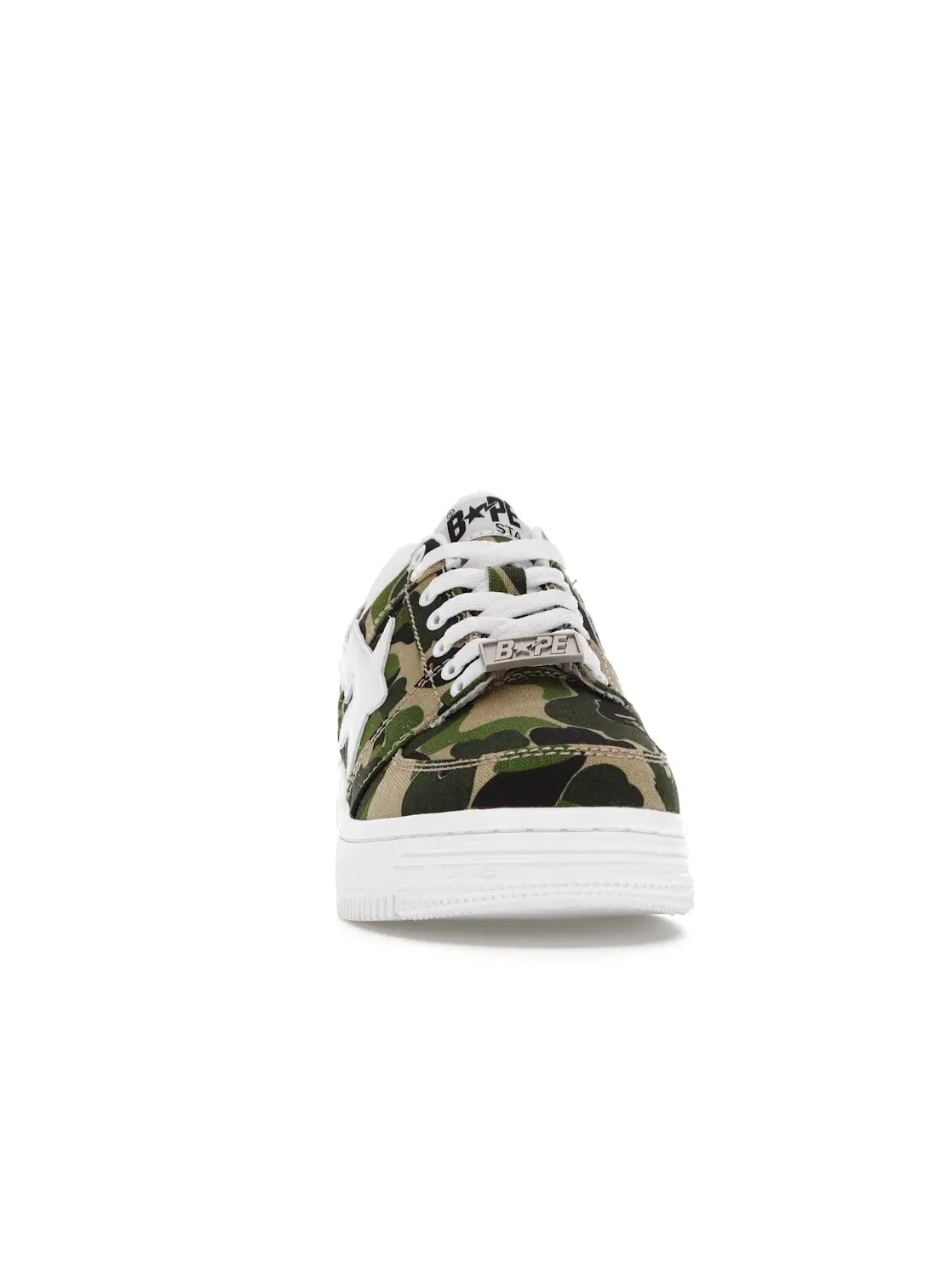 Мужские кроссовки с камуфляжным принтом A Bathing Ape BAPE Sta Low BAPE — изображение 2 из 4, зеленый/белый
