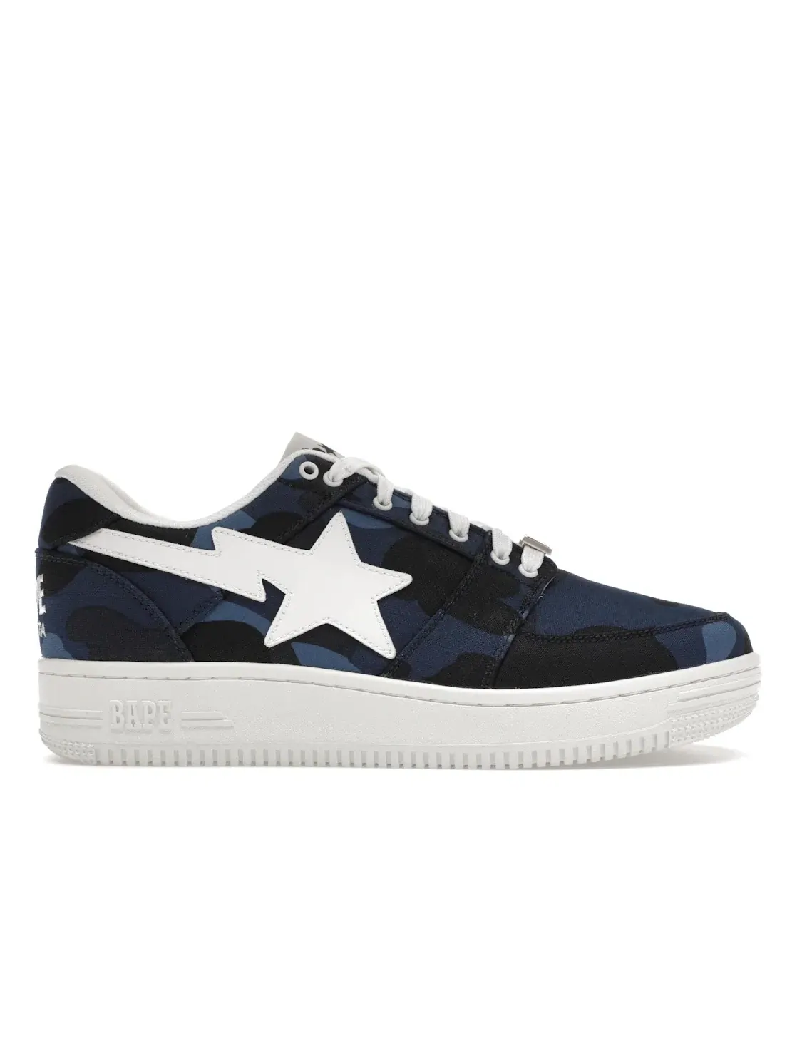 Кроссовки Lifestyle Navy/White A Bathing Ape BAPE Sta Low BAPE — изображение 1 из 4, белый
