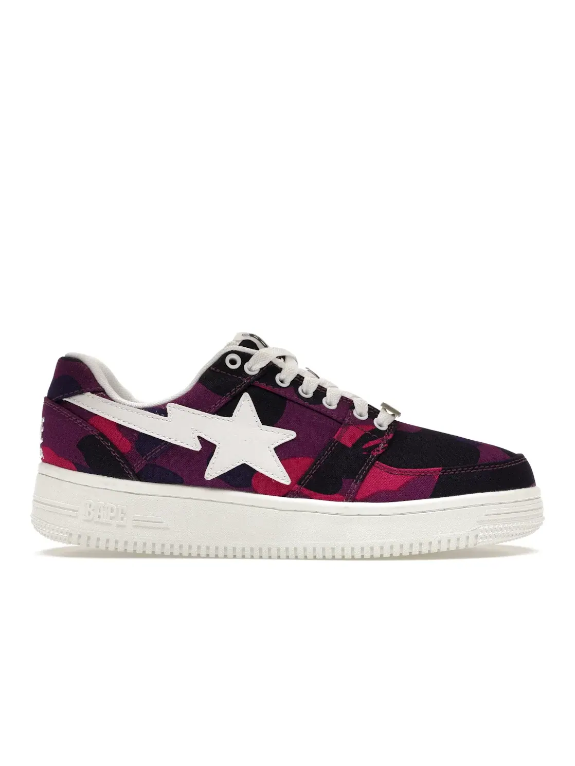Кроссовки Lifestyle A Bathing Ape BAPE Sta Low BAPE — изображение 1 из 4, фиолетовый/белый