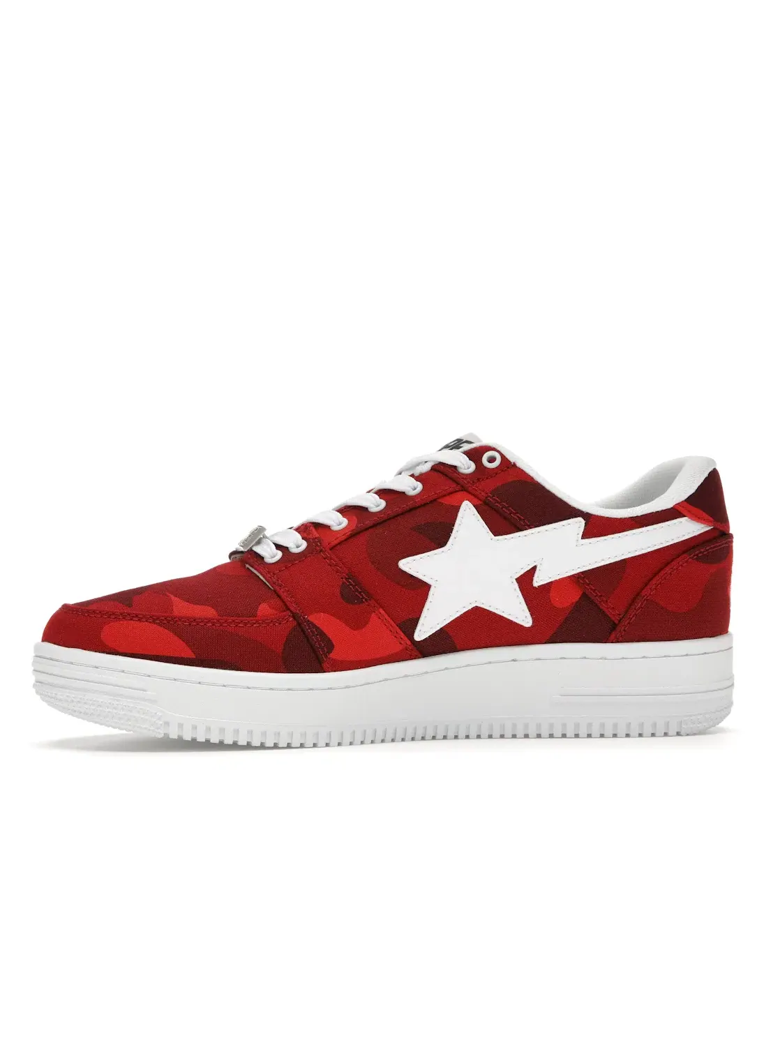 Кроссовки Lifestyle с камуфляжным принтом A Bathing Ape BAPE Sta Low — изображение 3 из 4, красный/белый