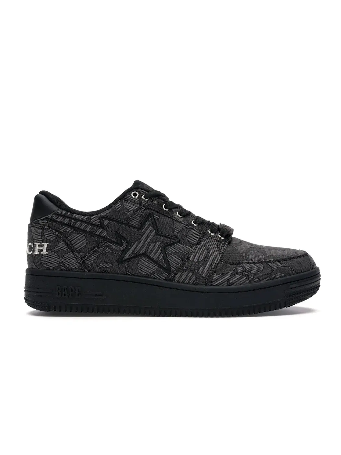 Кроссовки повседневные A Bathing Ape BAPE Sta Low BAPE — изображение 1 из 4, черный/черный