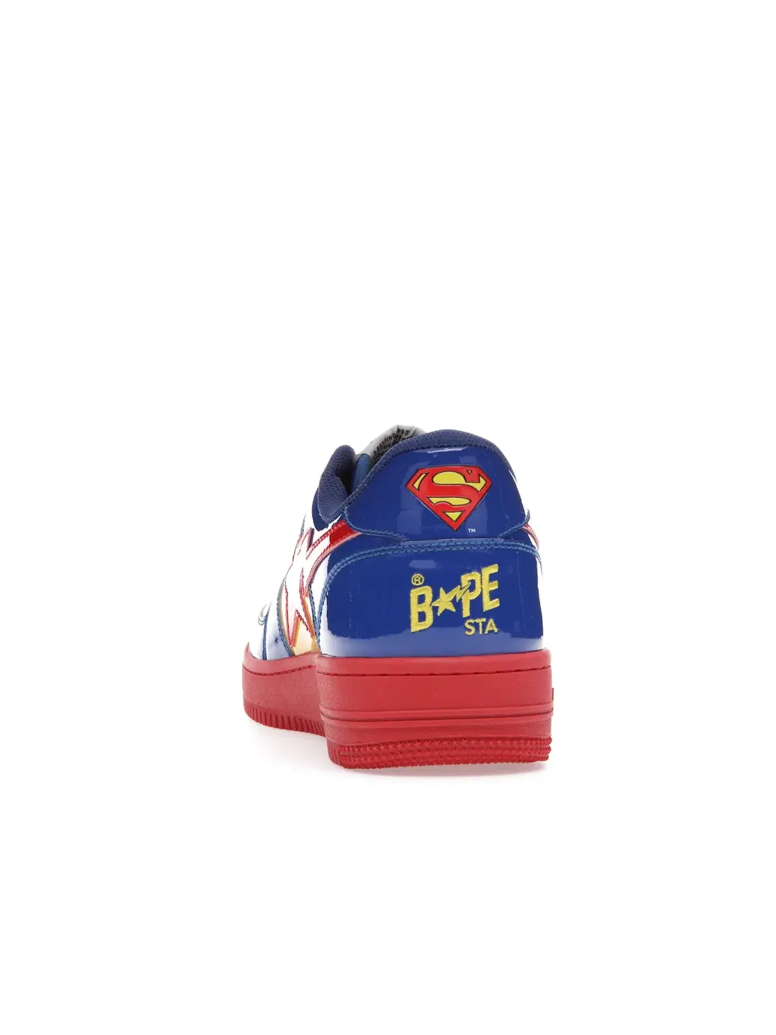 Мужские кроссовки Lifestyle A Bathing Ape BAPE Sta Low BAPE — изображение 4 из 4, синий/красный-желтый