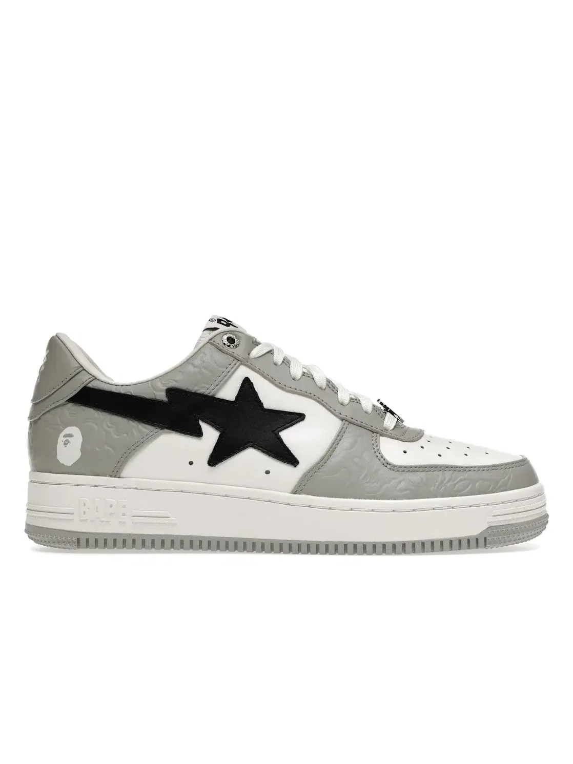 Унисекс кроссовки Lifestyle модели A Bathing Ape BAPE Sta Low от BAPE — изображение 1 из 4, белый/серый/черный
