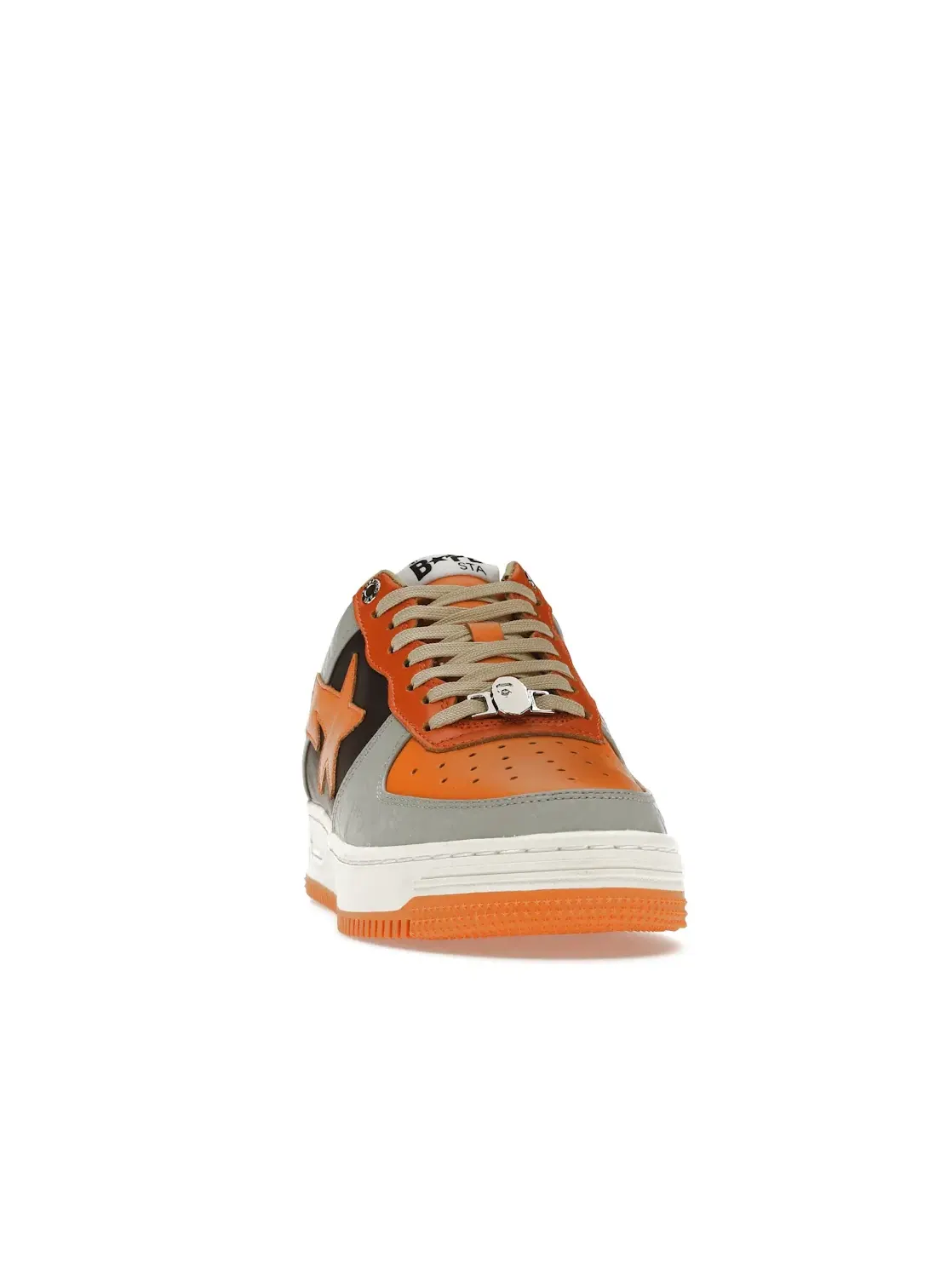 Кроссовки повседневные A Bathing Ape BAPE Sta Low BAPE — изображение 2 из 4, белый/серый/оранжевый