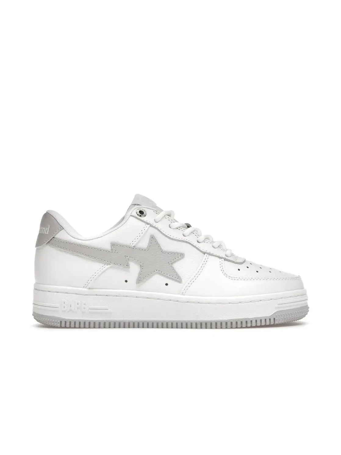 Женские кроссовки Lifestyle BAPE A Bathing Ape Bapesta — изображение 1 из 4, белый/серый
