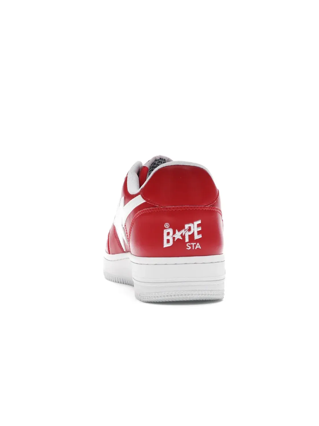 Мужские кроссовки Lifestyle A Bathing Ape BAPE Sta Low BAPE — изображение 4 из 4, красный/белый