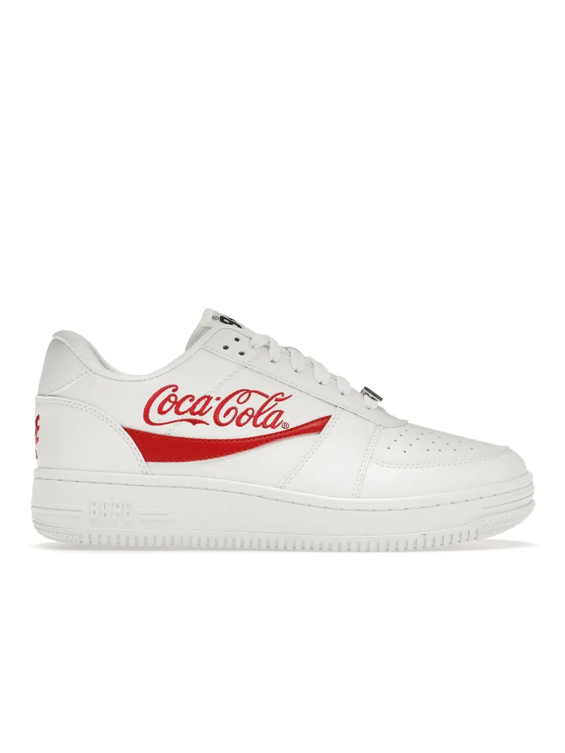 Мужские кроссовки Lifestyle A Bathing Ape BAPE Sta Low BAPE — изображение 1 из 4, белый/красный