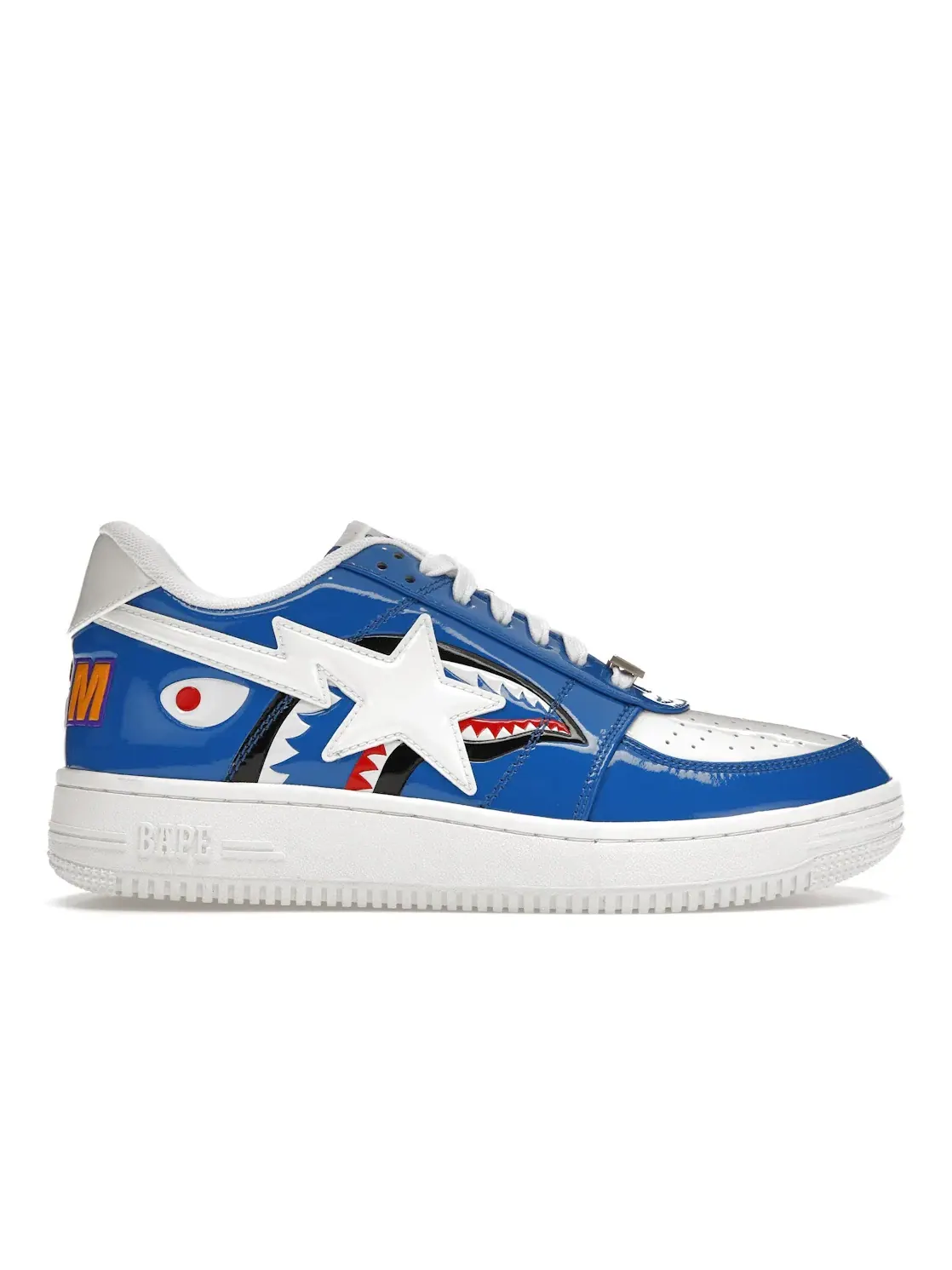 Мужские кроссовки Lifestyle с принтом BAPE Sta Low BAPE — изображение 1 из 4, синий/белый