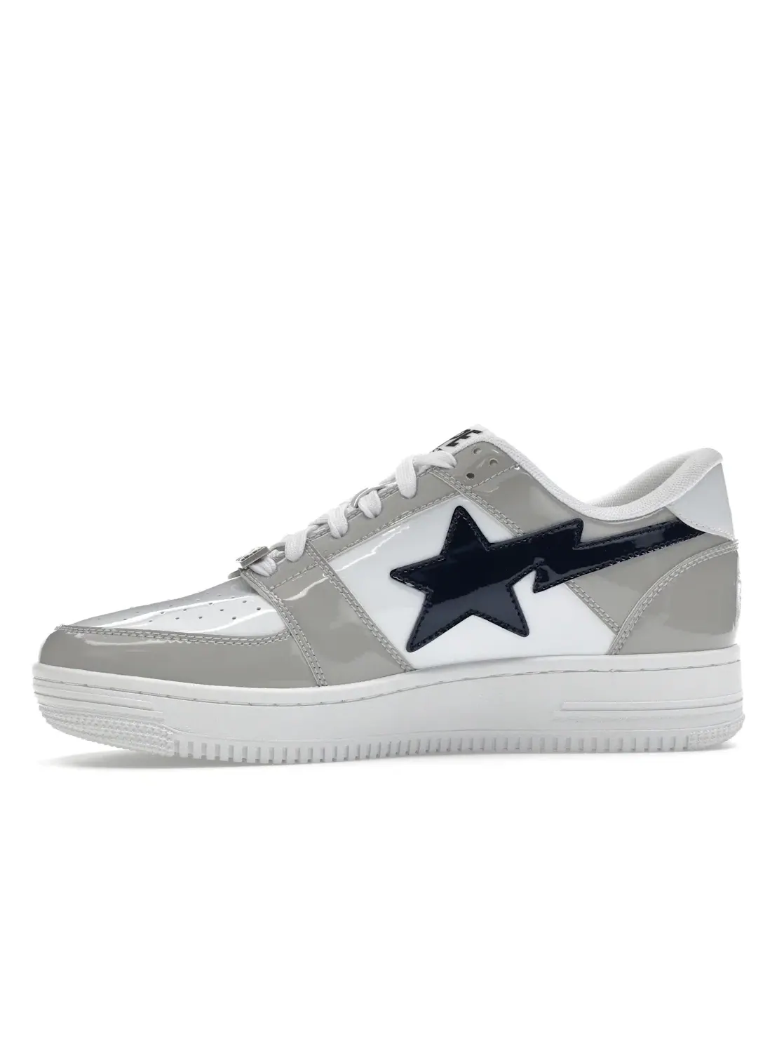 Мужские кроссовки Lifestyle A Bathing Ape BAPE Sta Low BAPE — изображение 3 из 4, белый/серый-темно-синий
