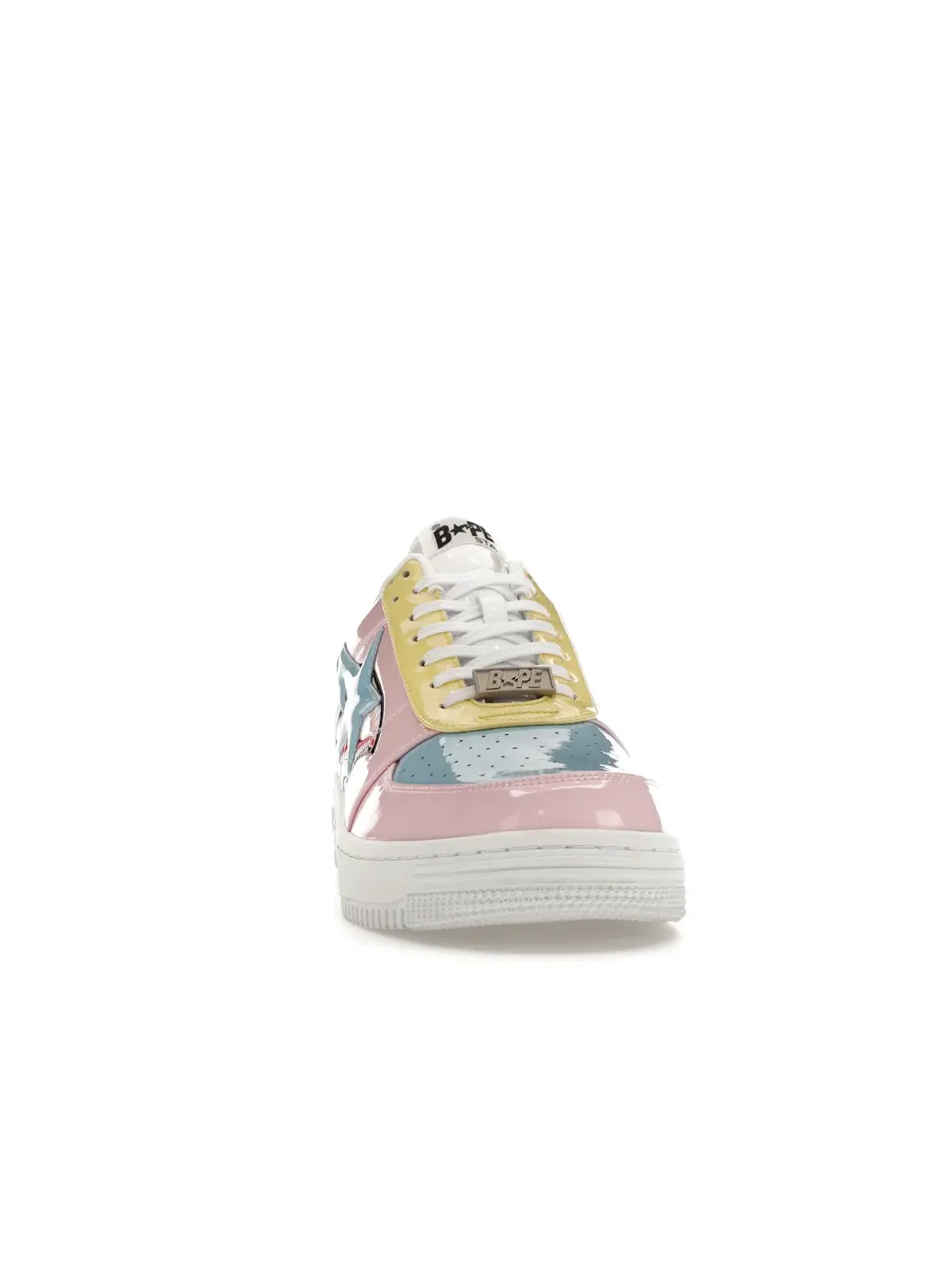 Мужские кроссовки с принтом BAPEsta M2 A Bathing Ape BAPE — изображение 2 из 4, розовый/синий/желтый