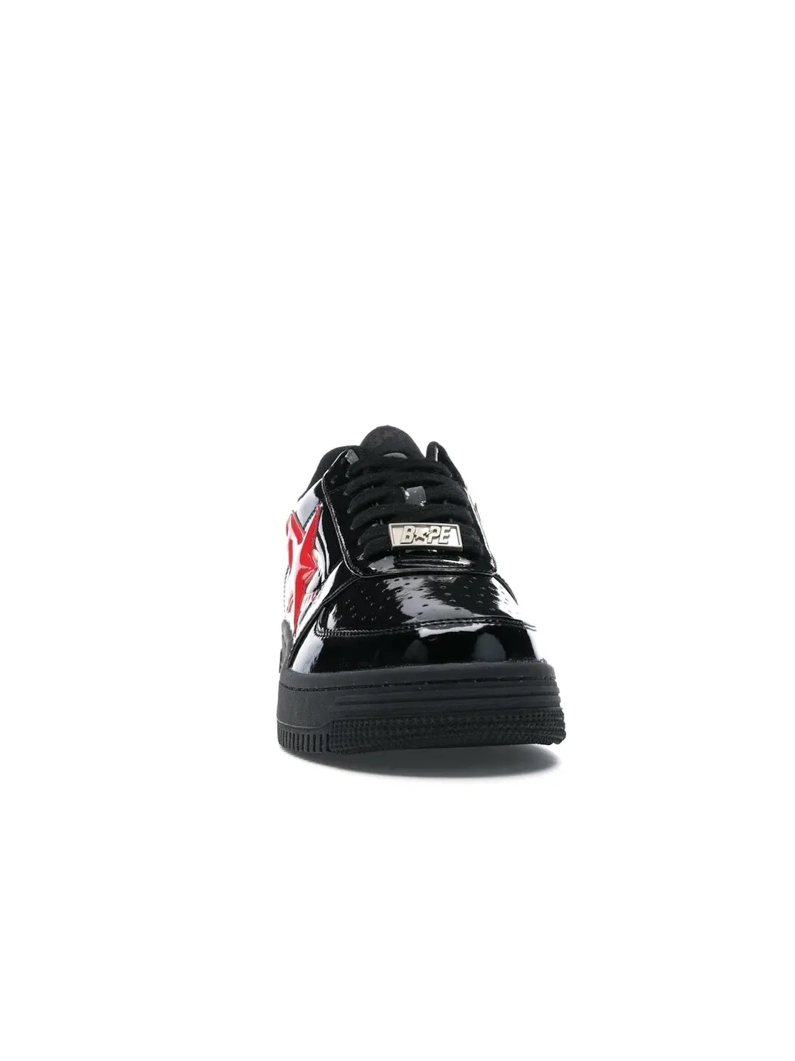 Кроссовки Lifestyle с принтом акулы BAPE A Bathing Ape BAPE Sta Low — изображение 2 из 4, черный/красный