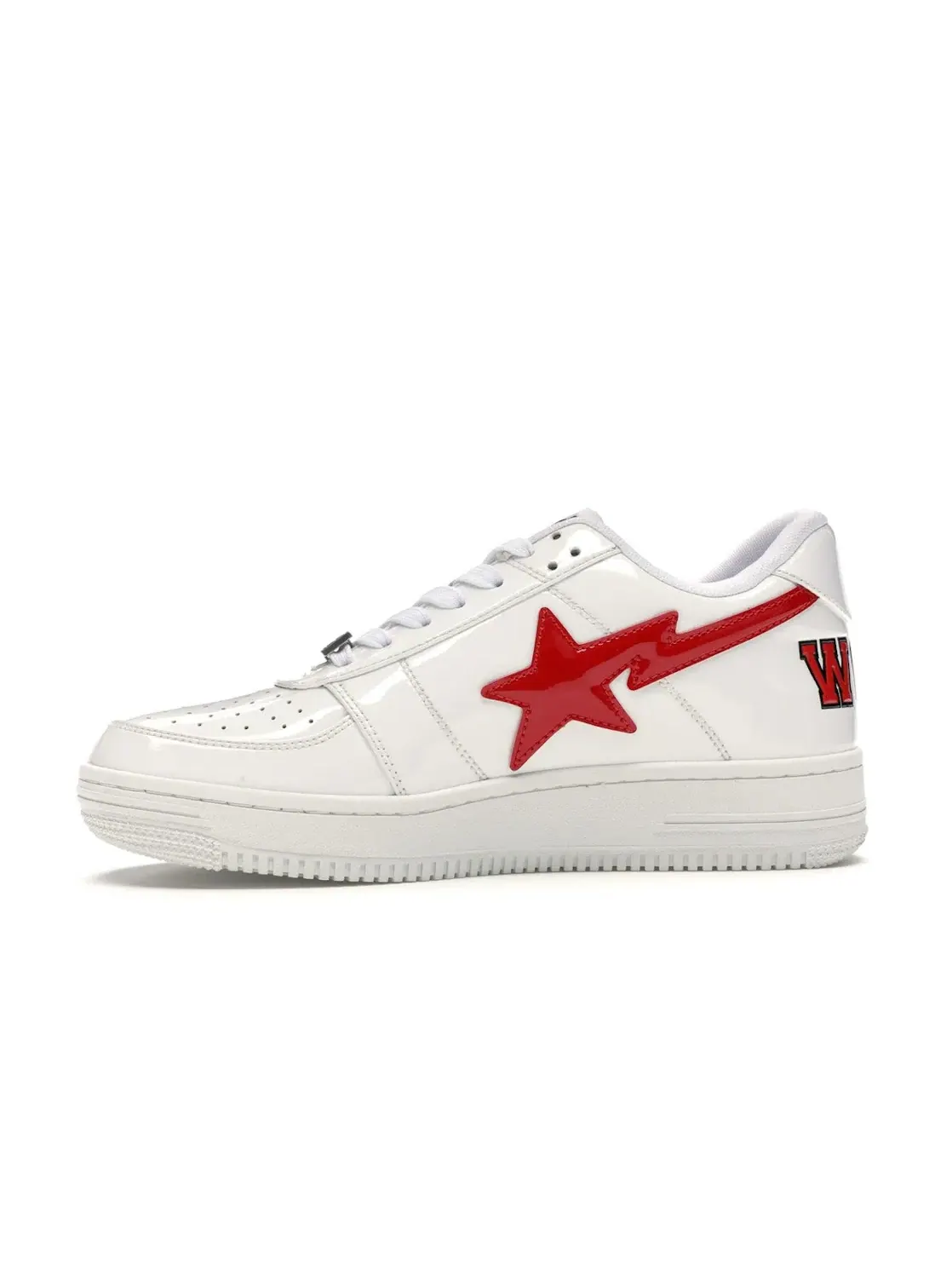 Мужские кроссовки Lifestyle BAPE A Bathing Ape BAPE Sta Low — изображение 3 из 4, белый/красный