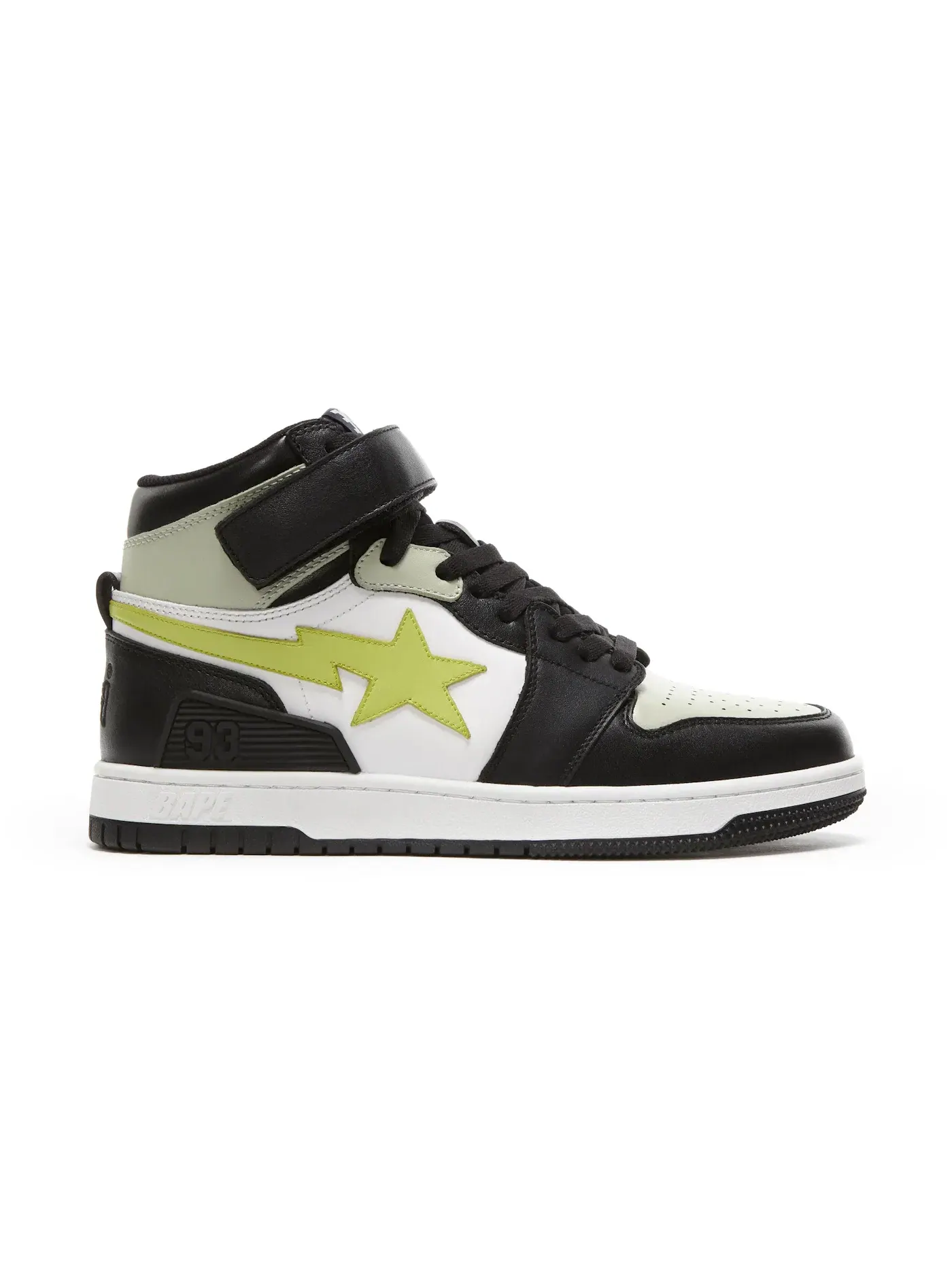 Мужские кроссовки Lifestyle A Bathing Ape Block Sta Hi BAPE — изображение 1 из 1, черный