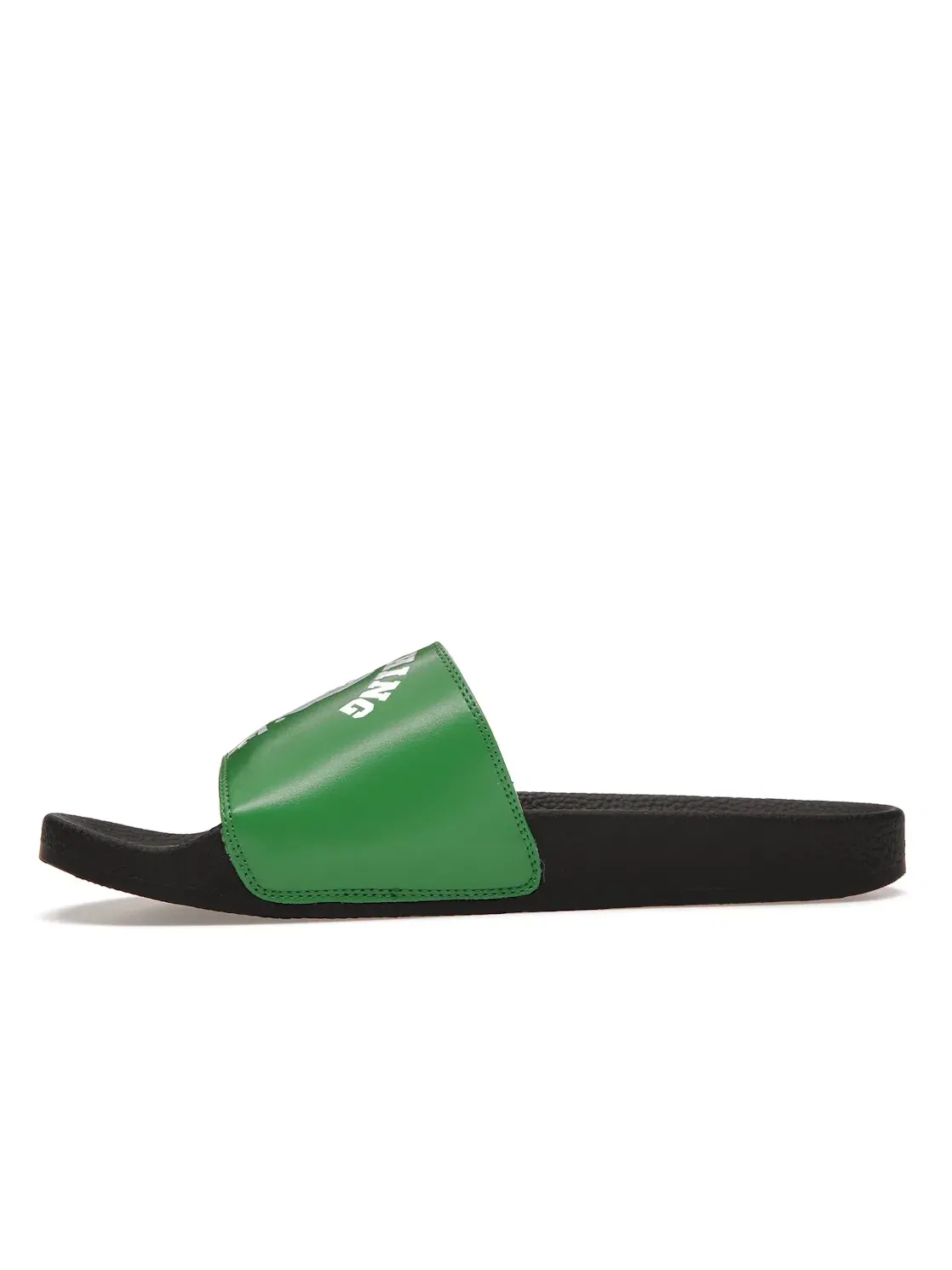 Мужские шлепанцы A Bathing Ape College Slide Sandals BAPE — изображение 3 из 4, черный/зеленый