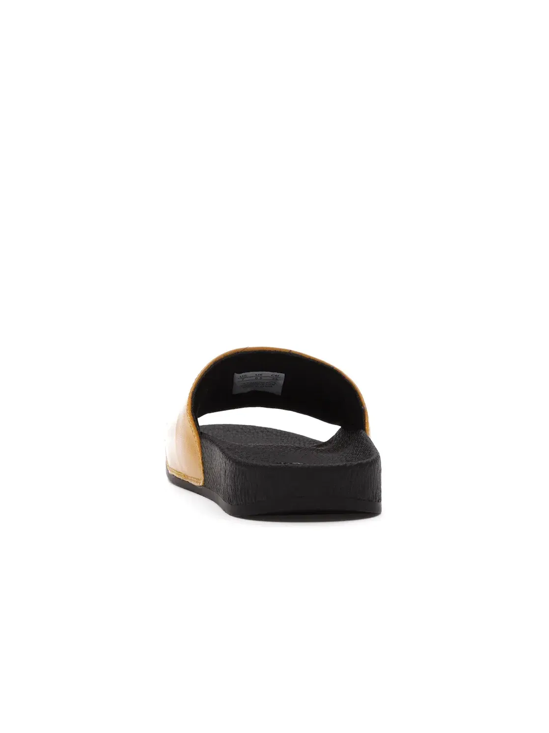 Мужские шлепанцы A Bathing Ape College Slide Sandals BAPE — изображение 4 из 4, черный/желтый