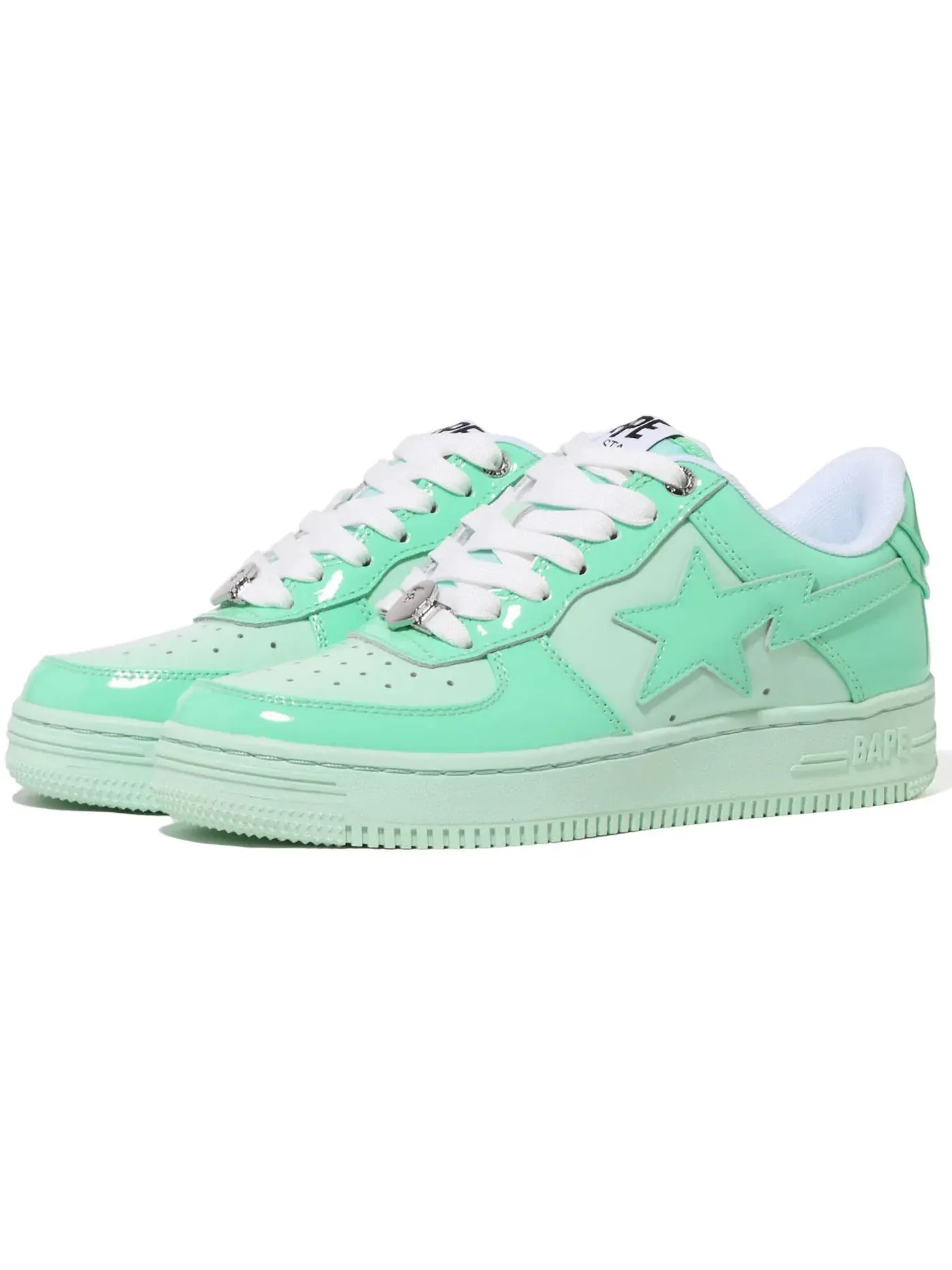 Женские кроссовки Lifestyle A Bathing Ape Colors BAPE Sta BAPE — изображение 2 из 3, зеленый