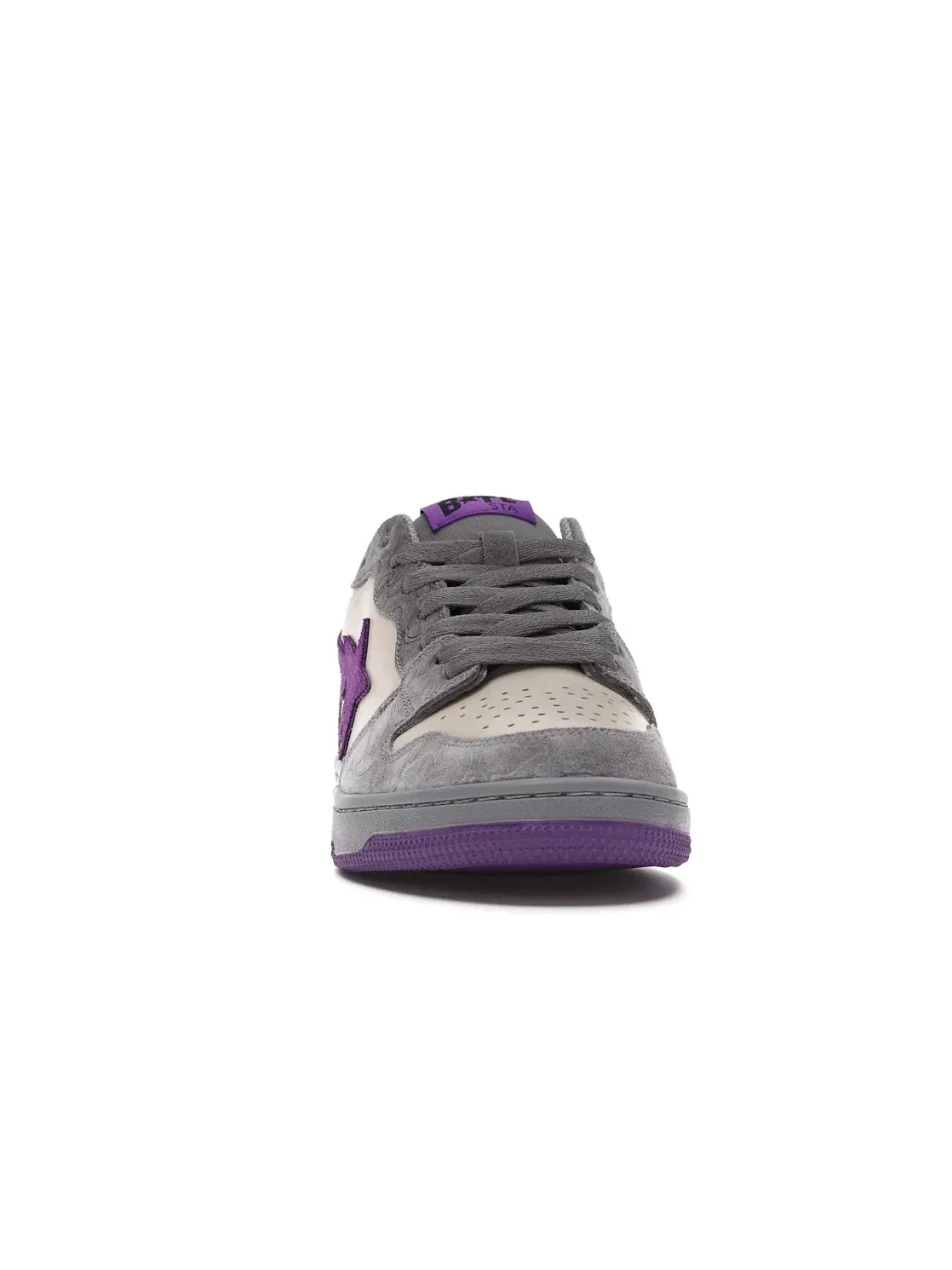 Мужские кроссовки Lifestyle A Bathing Ape Court Sta BAPE — изображение 2 из 4, серый/фиолетовый