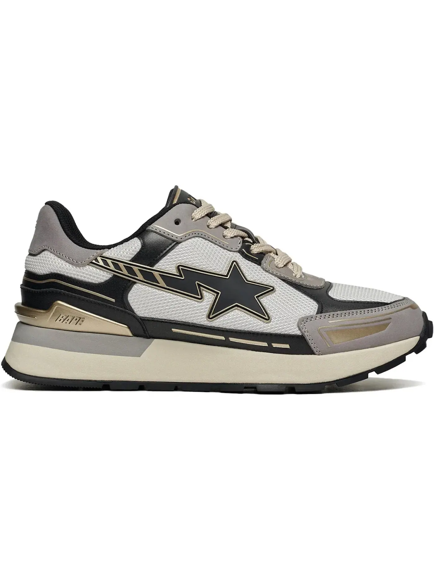 Мужские кроссовки Lifestyle A Bathing Ape Cross Sta Express Pro M2 BAPE — изображение 1 из 1, черный