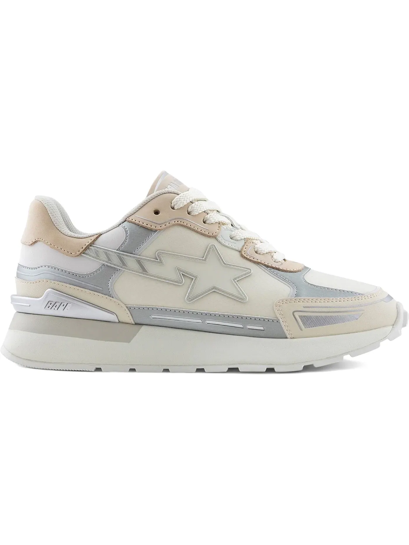 Мужские кроссовки Lifestyle A Bathing Ape Cross Sta BAPE — изображение 1 из 1, белый