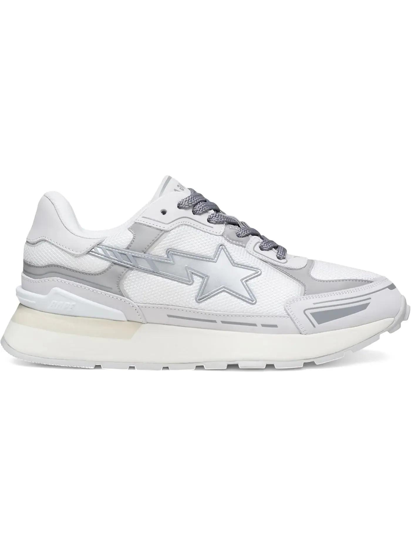 Мужские кроссовки Lifestyle A Bathing Ape Cross Sta BAPE — изображение 1 из 1, белый