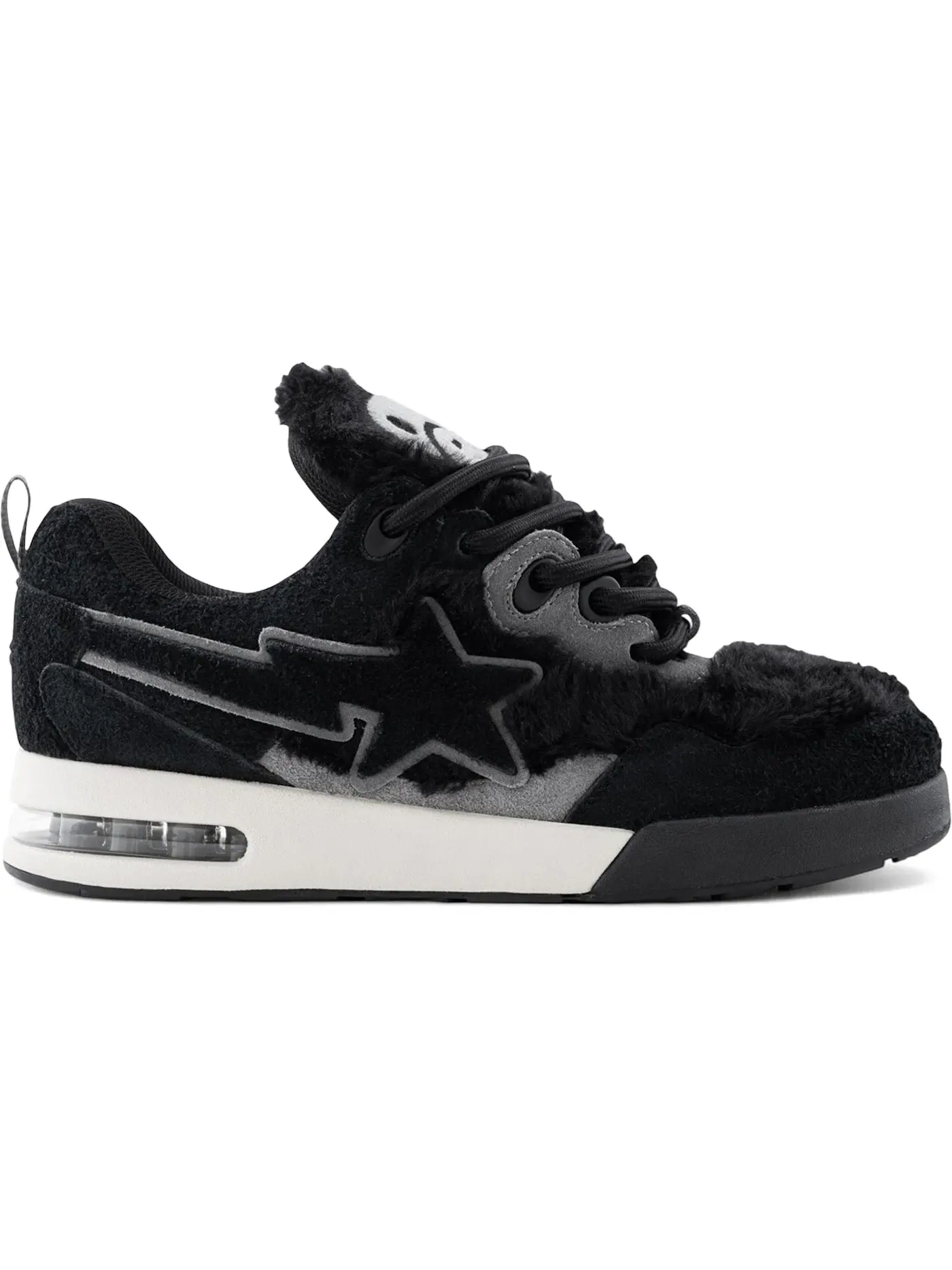 Мужские кеды Lifestyle с принтом A Bathing Ape Flip Sta BAPE — изображение 1 из 1, черный/серый
