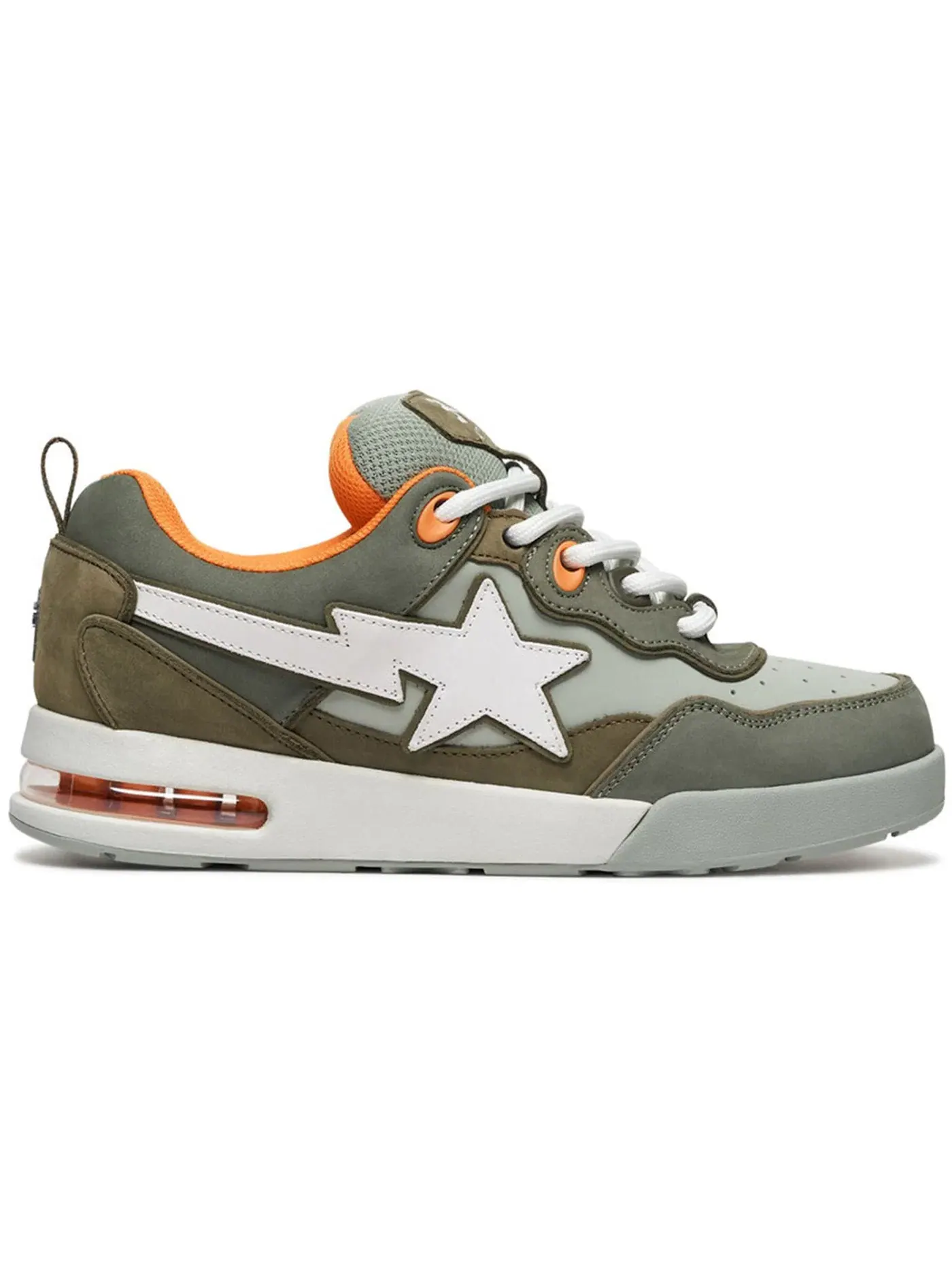Мужские кроссовки Lifestyle A Bathing Ape Flip Sta BAPE — изображение 1 из 1, оливковый