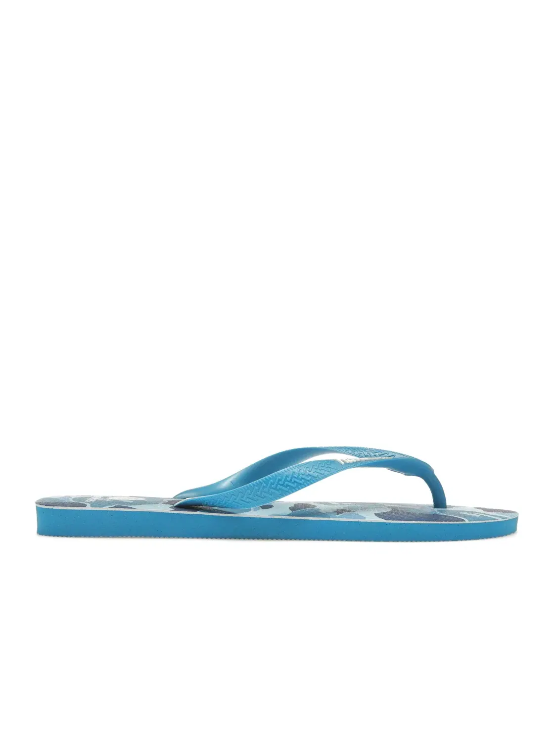 Мужские шлепанцы с камуфляжным принтом A Bathing Ape Havaianas BAPE — изображение 1 из 4, синий