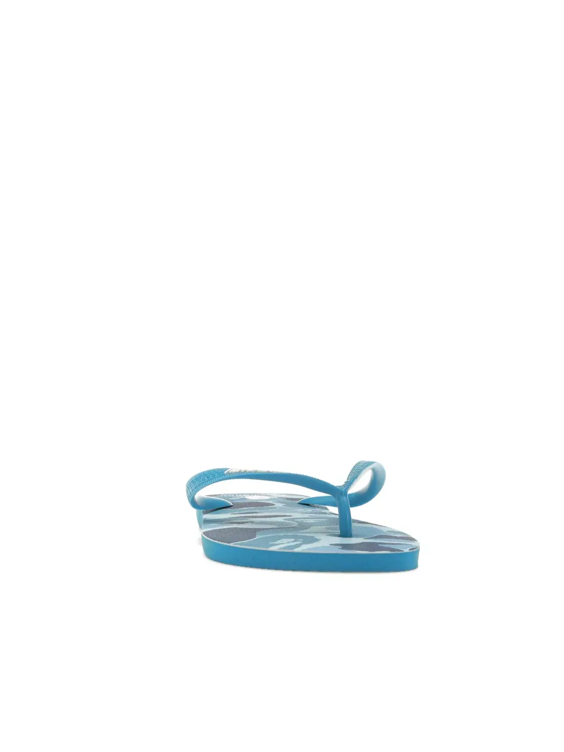 Мужские шлепанцы с камуфляжным принтом A Bathing Ape Havaianas BAPE — изображение 2 из 4, синий