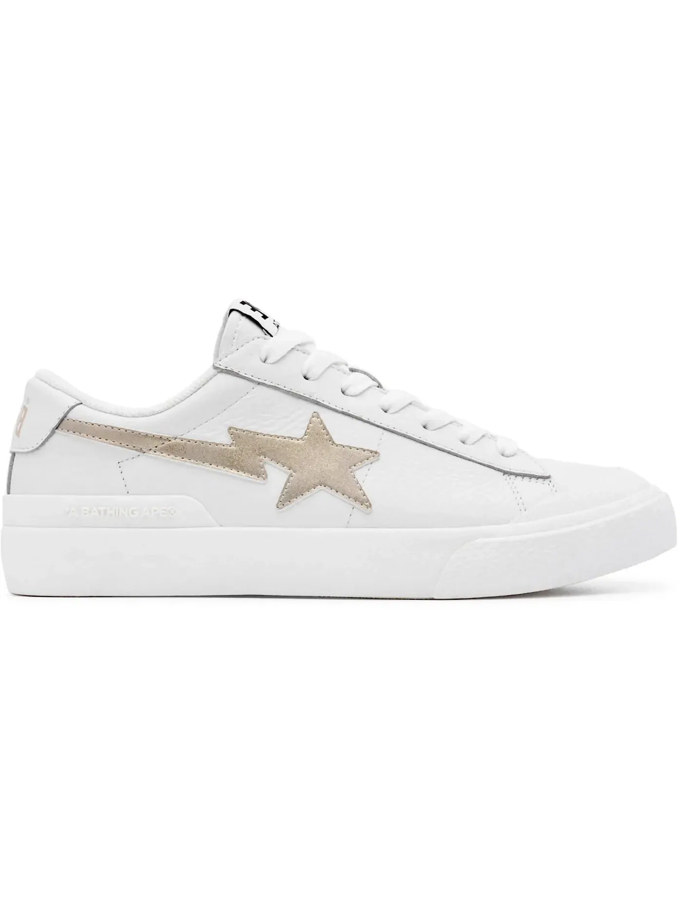 Мужские кроссовки Lifestyle A Bathing Ape Mad Sta BAPE — изображение 1 из 3, белый/золотистый