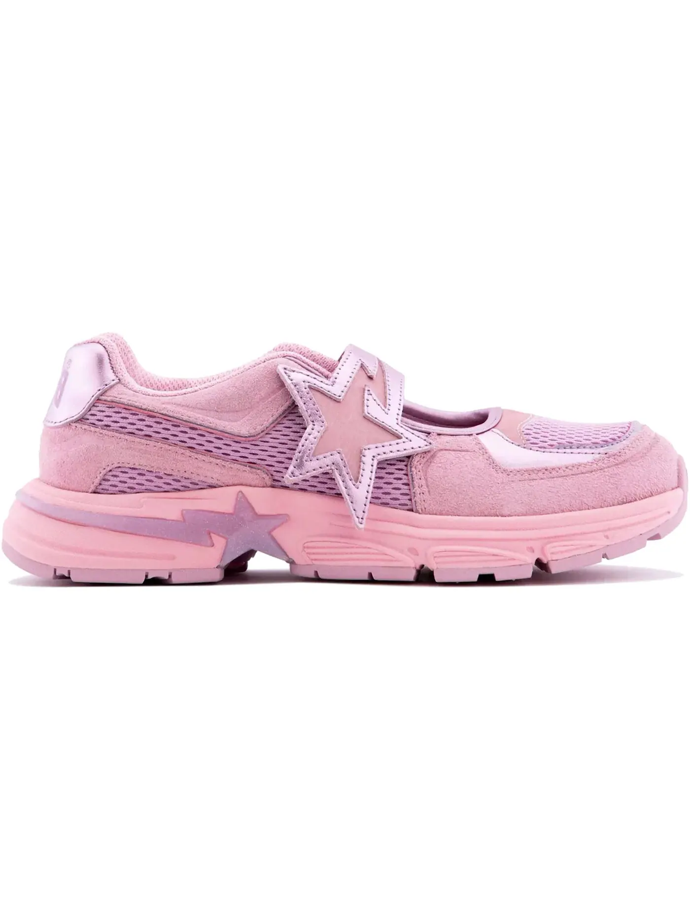 Мужские кроссовки Lifestyle A Bathing Ape Mary Jane Sta #1 BAPE — изображение 1 из 1, розовый
