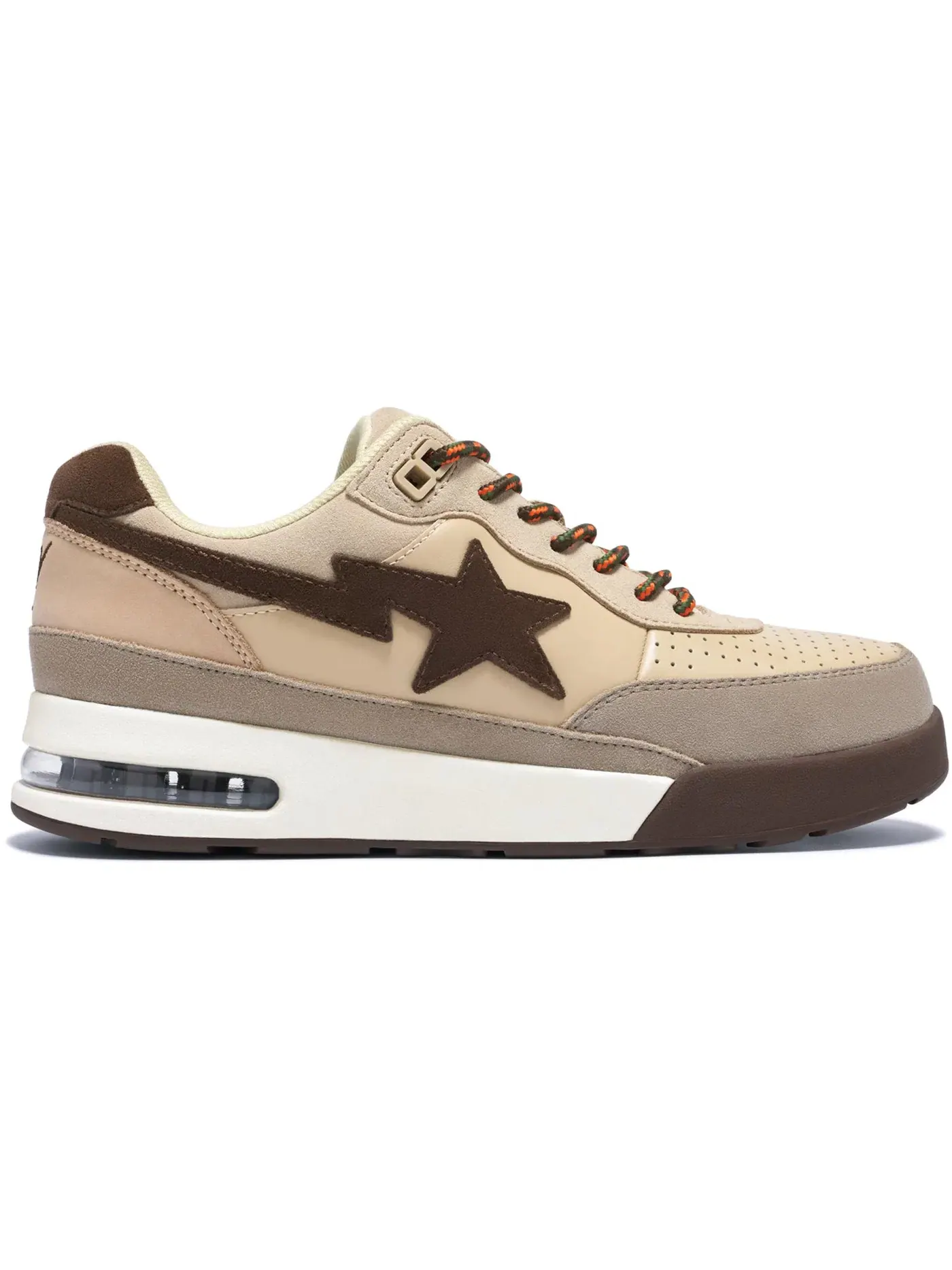 Мужские кеды Lifestyle A Bathing Ape Road Sta BAPE — изображение 1 из 1, бежевый коричневый