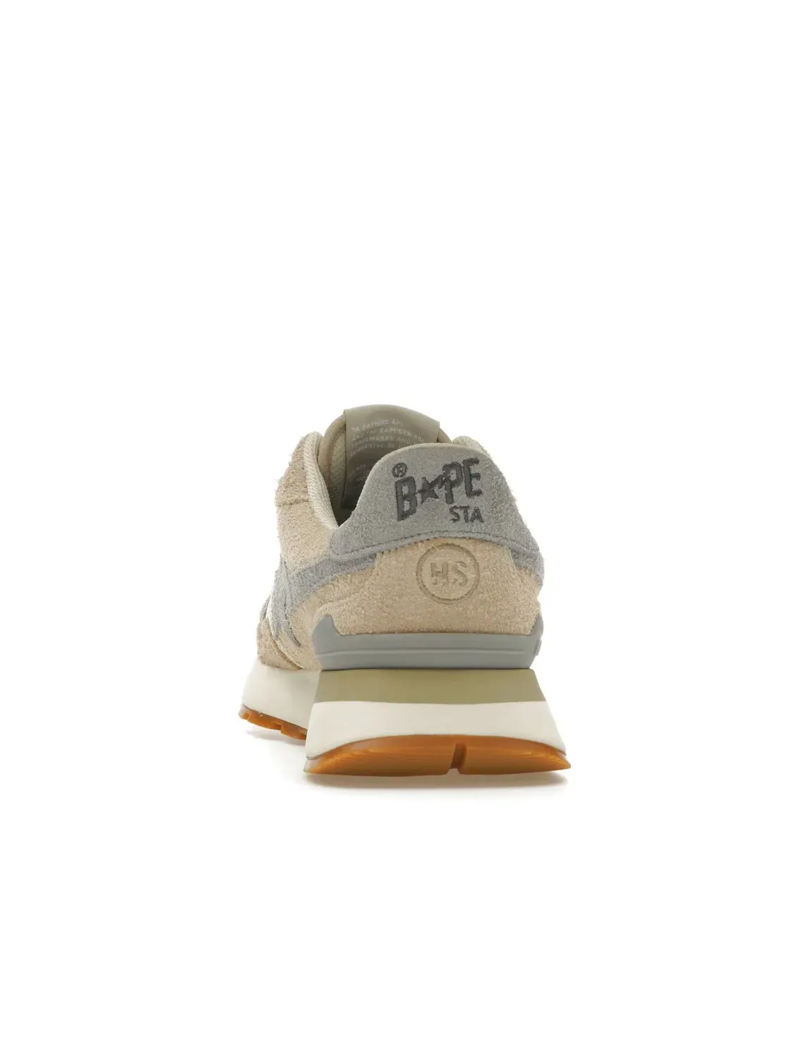 Мужские кроссовки Lifestyle BAPE A Bathing Ape Road Sta Express — изображение 4 из 4, бежевый/темно-серый