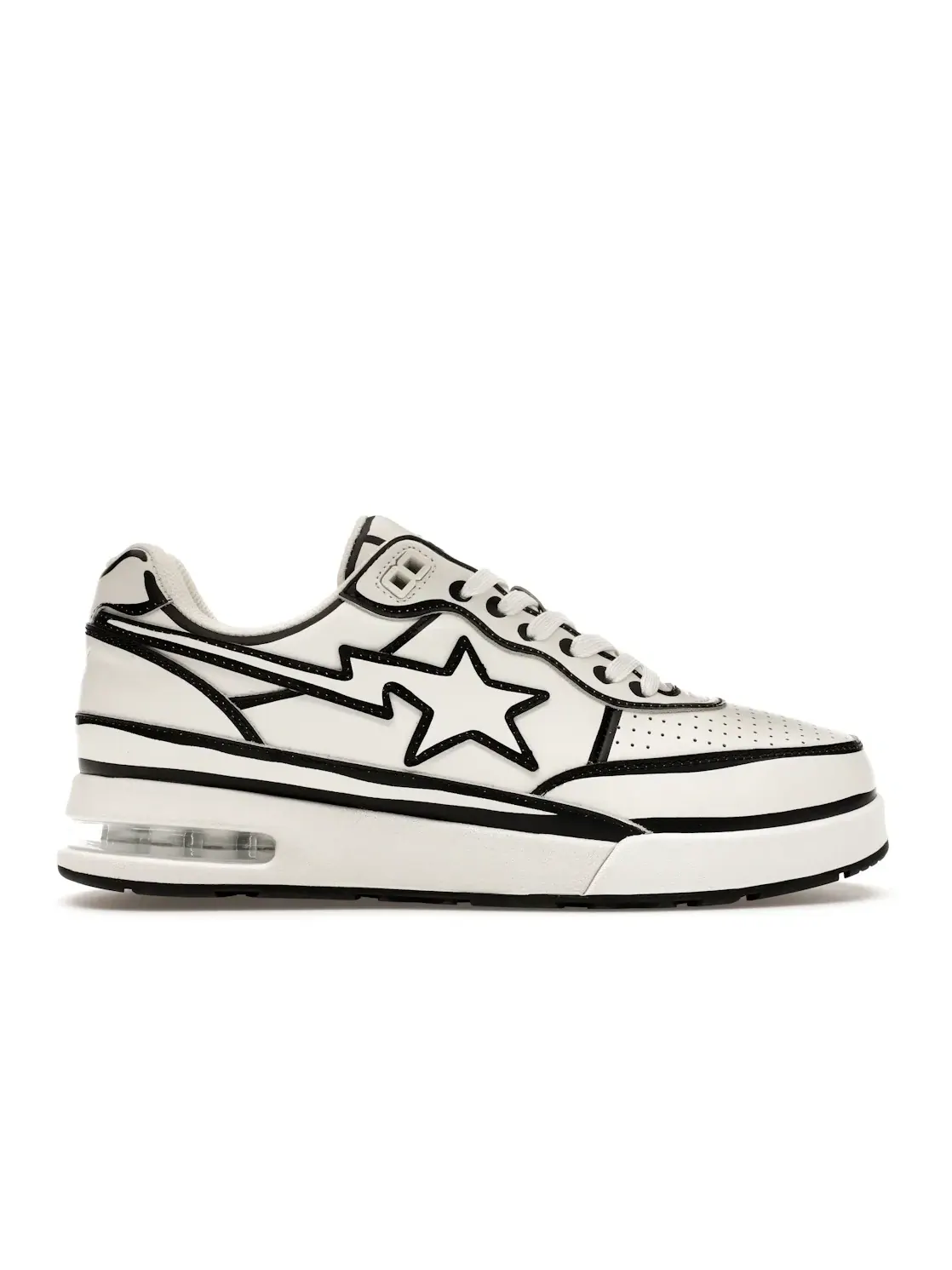 Мужские кроссовки Lifestyle A Bathing Ape Road Sta BAPE — изображение 1 из 4, белый/черный