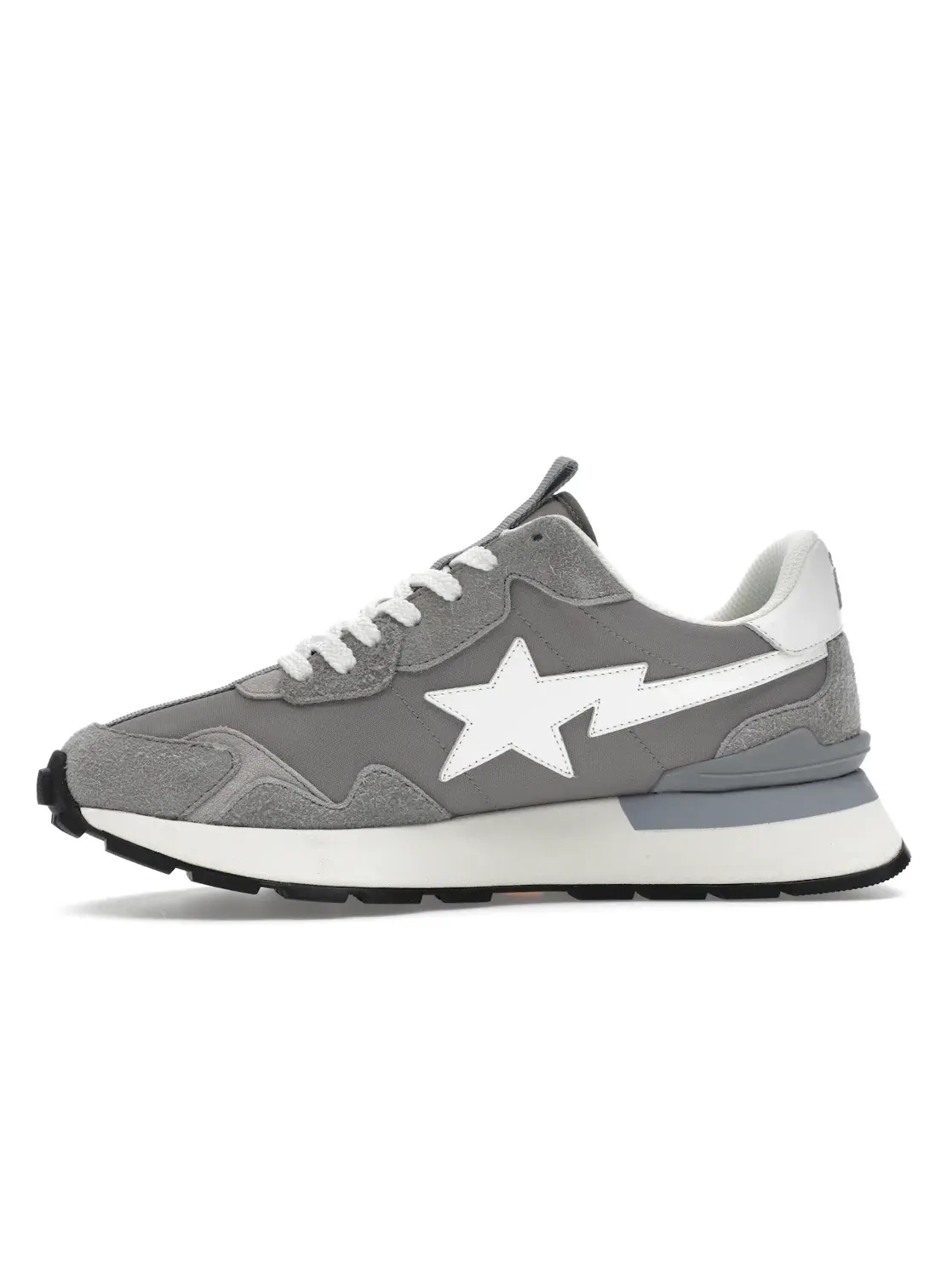 Мужские кеды Lifestyle A Bathing Ape Roadsta Express BAPE — изображение 3 из 4, серый белый