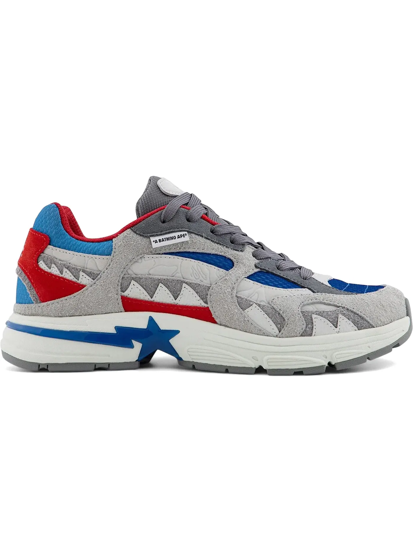 Мужские кроссовки Lifestyle A Bathing Ape Shark Sta BAPE — изображение 1 из 1, синий