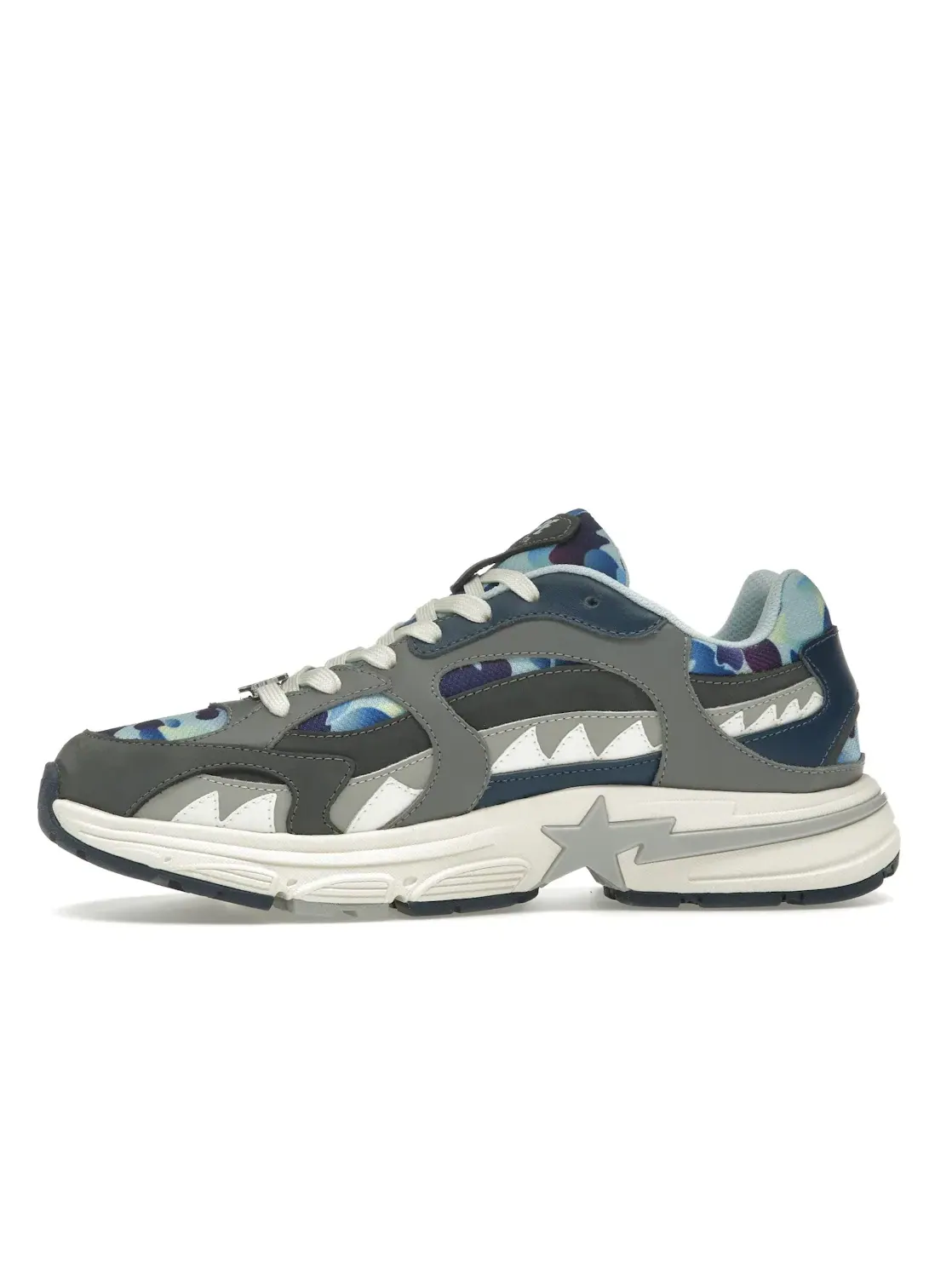Мужские кроссовки Lifestyle A Bathing Ape Shark Sta BAPE — изображение 3 из 4, синий