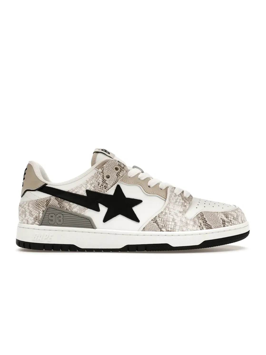 Мужские кроссовки Lifestyle A Bathing Ape Sk8 Sta BAPE — изображение 1 из 4, бежевый