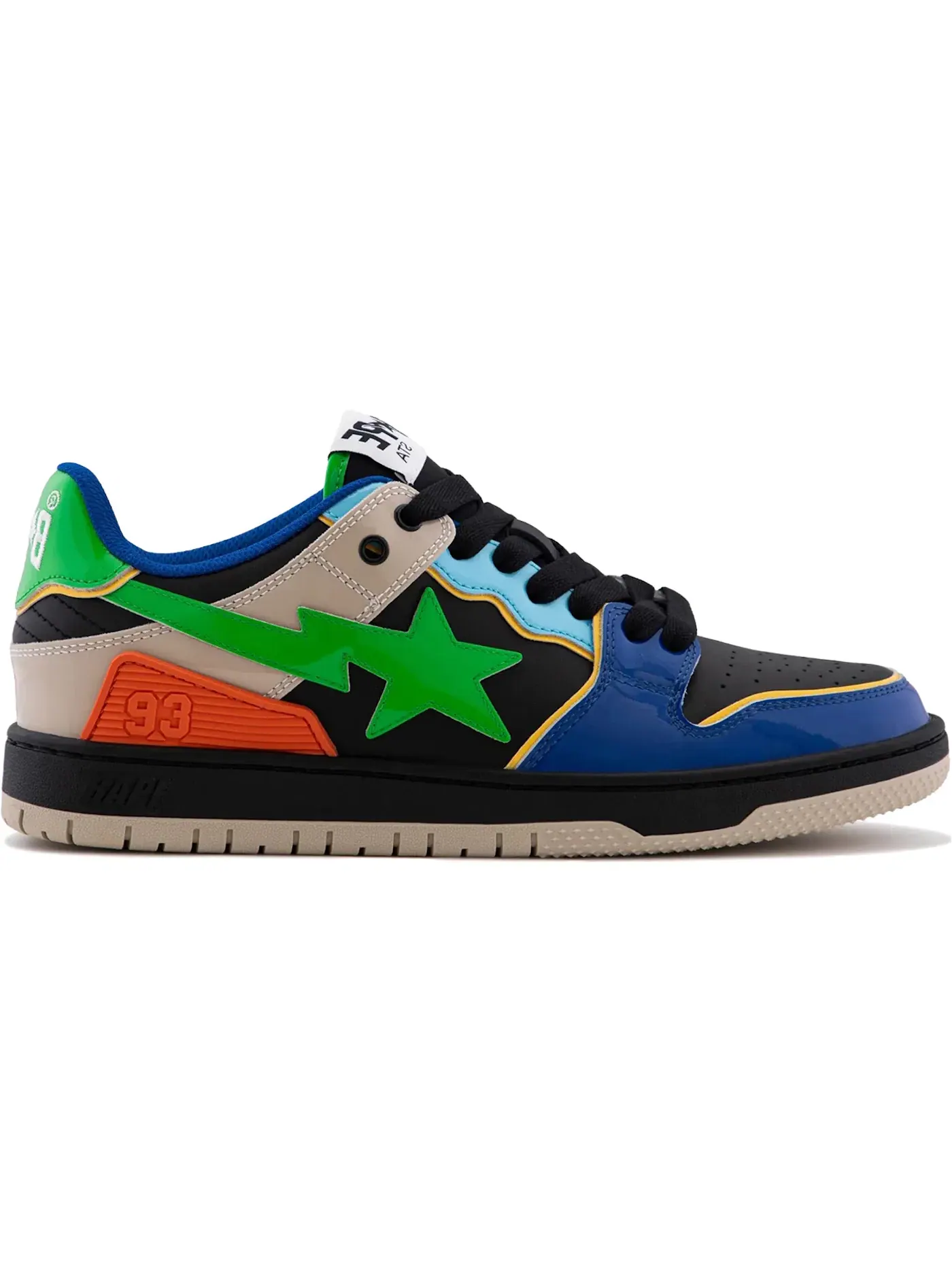 Мужские кроссовки Lifestyle A Bathing Ape Sk8 Sta BAPE — изображение 1 из 1, зеленый