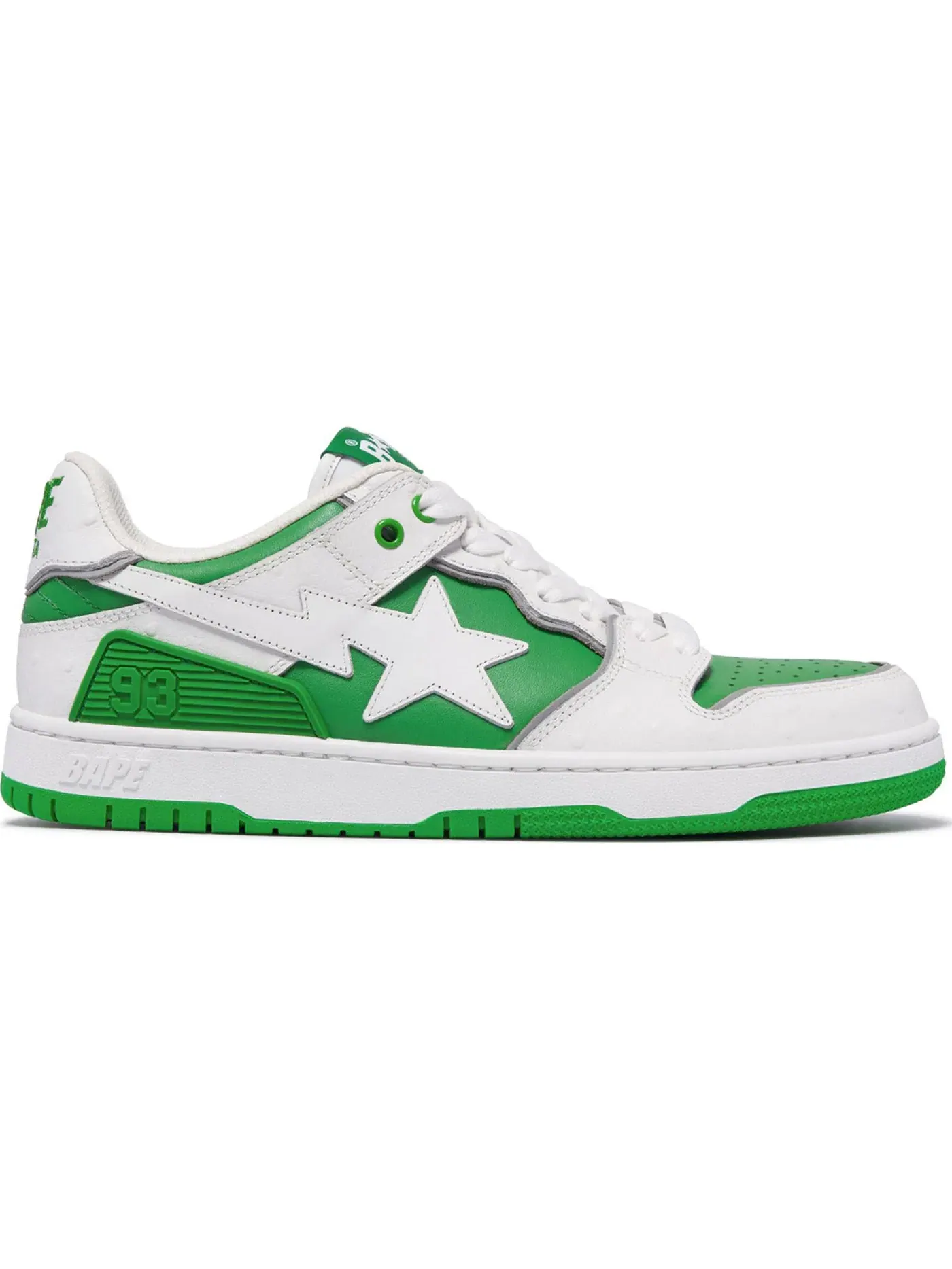 Мужские кроссовки Lifestyle A Bathing Ape Sk8 Sta BAPE — изображение 1 из 1, зеленый