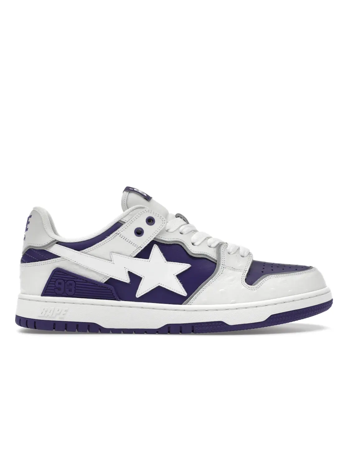 Мужские кроссовки Lifestyle A Bathing Ape Sk8 Sta BAPE — изображение 1 из 4, фиолетовый
