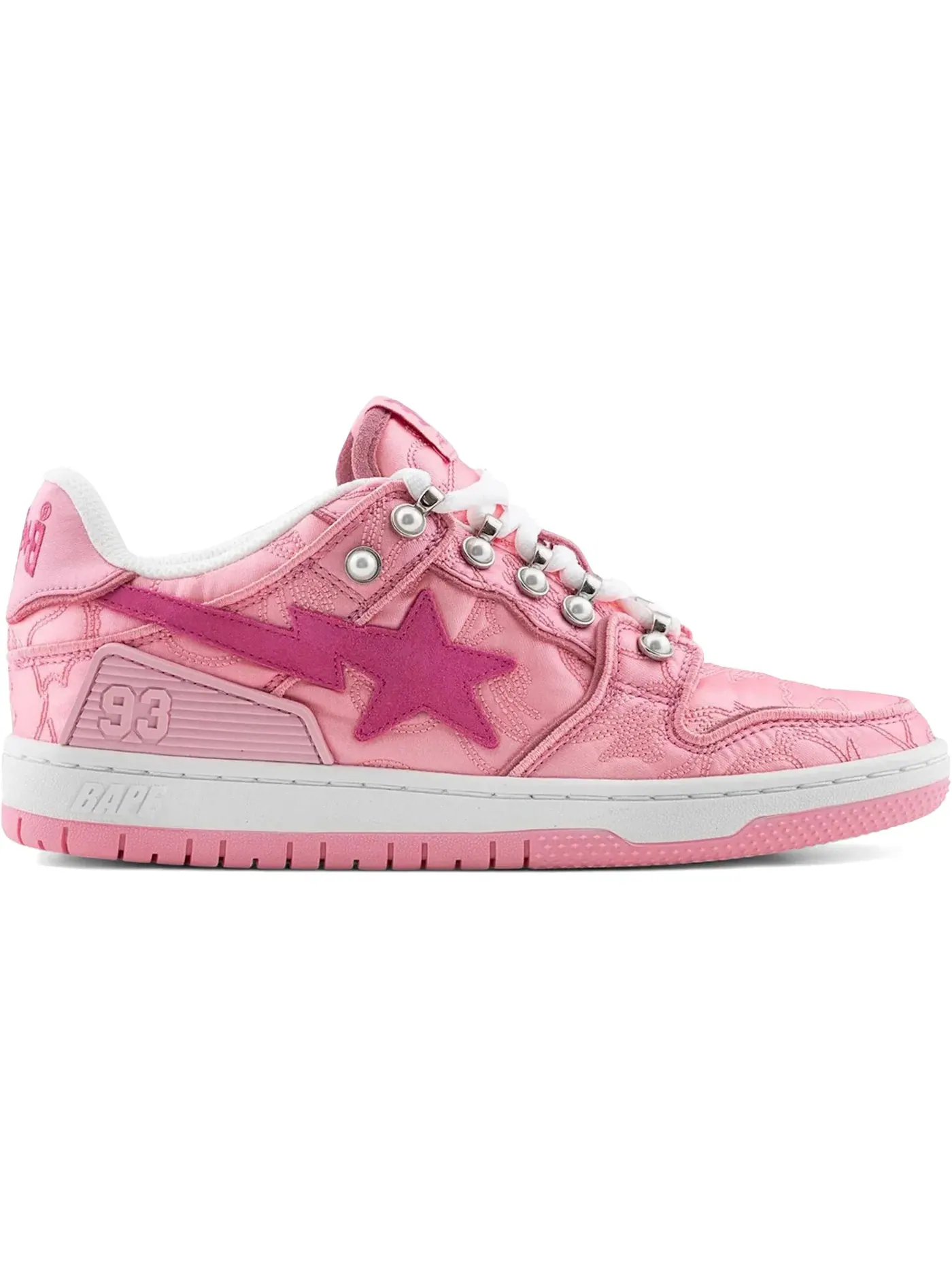 Женские кроссовки Lifestyle A Bathing Ape Sk8 Sta BAPE — изображение 1 из 1, розовый