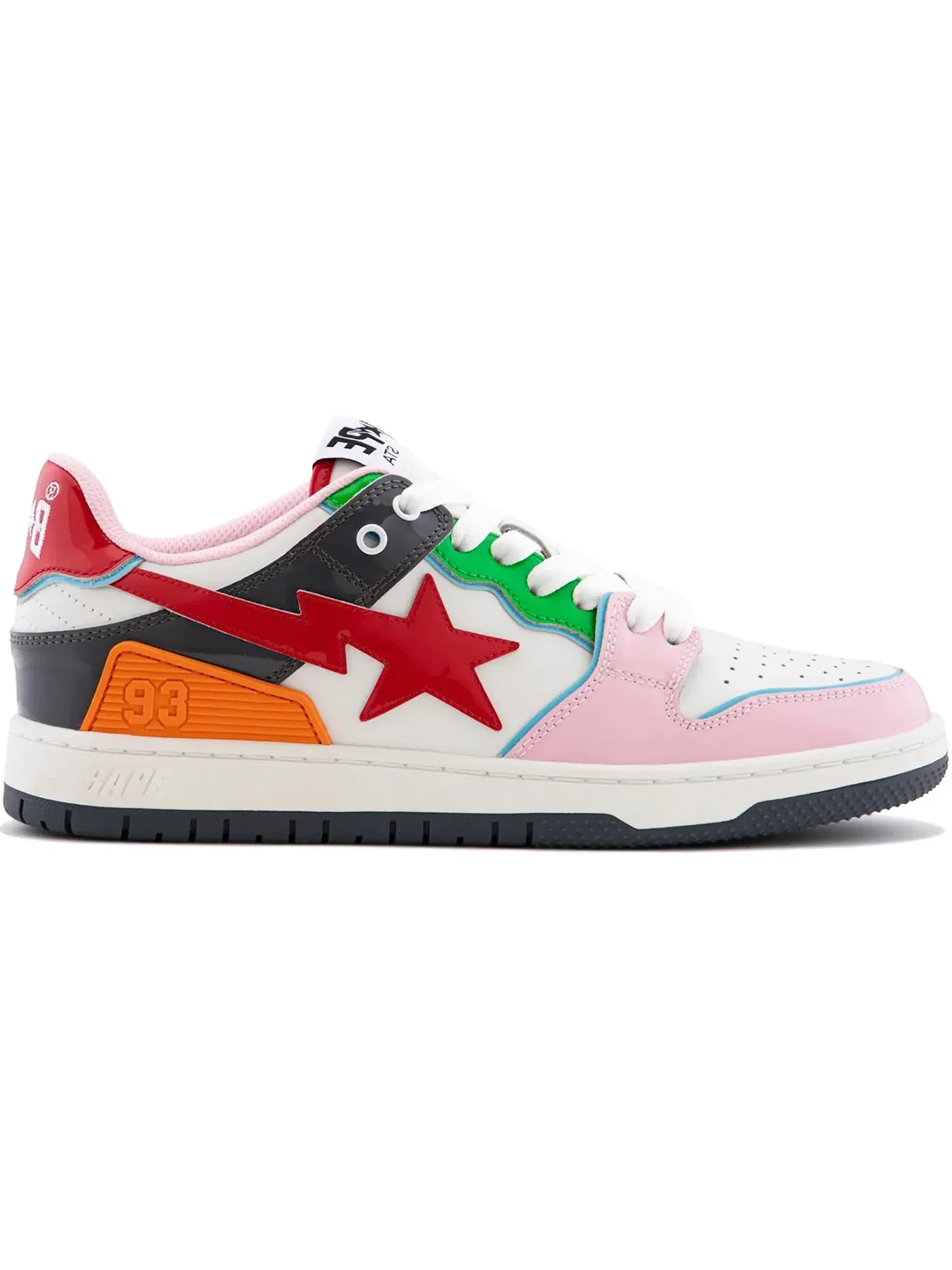 Мужские кроссовки Lifestyle A Bathing Ape Sk8 Sta BAPE — изображение 1 из 1, красный