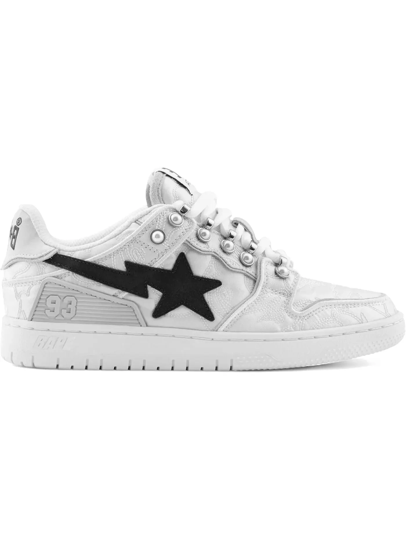 Женские кроссовки Lifestyle A Bathing Ape Sk8 Sta BAPE — изображение 1 из 1, белый