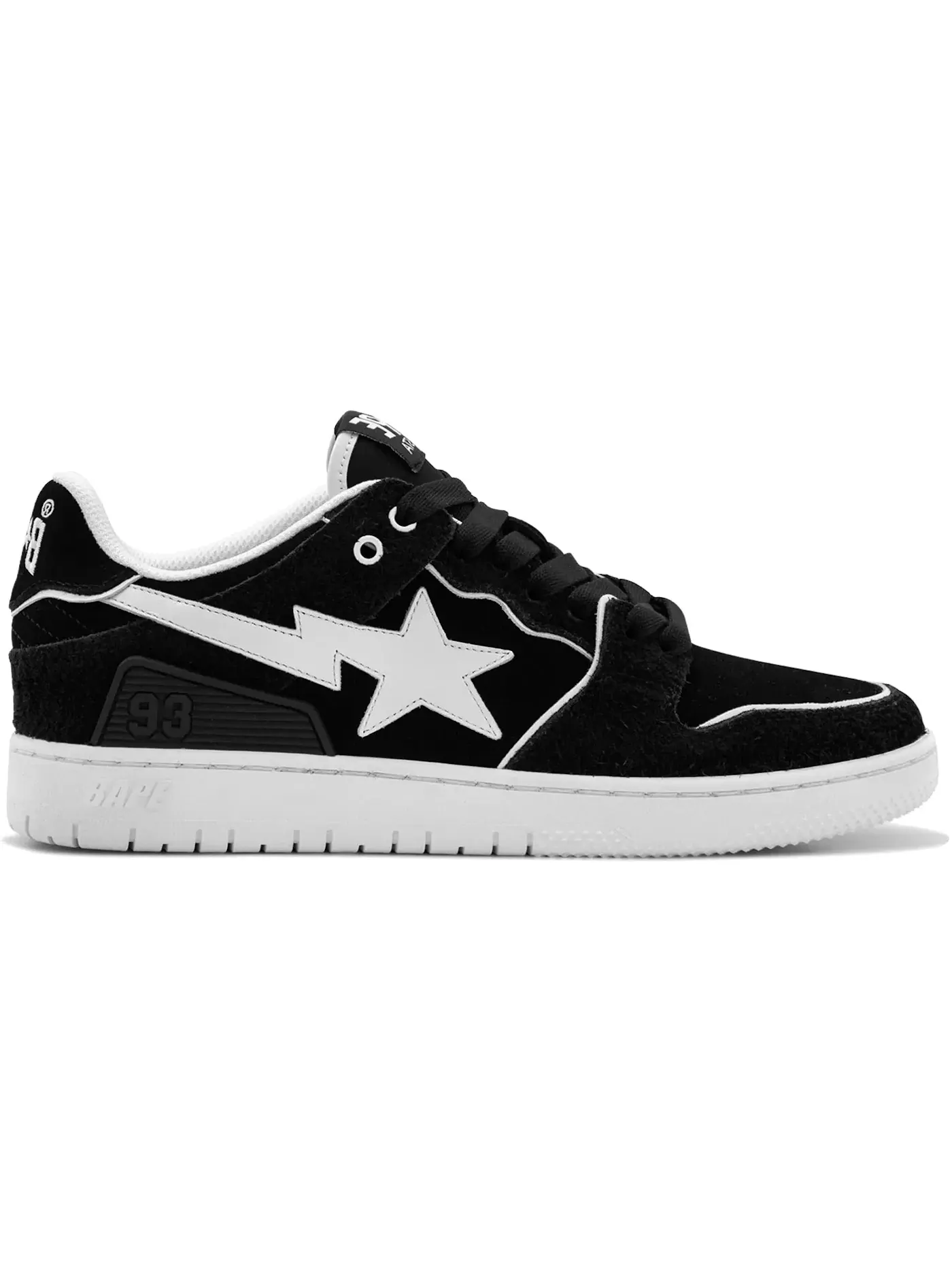 Мужские кроссовки Lifestyle A Bathing Ape Sk8 Sta BAPE — изображение 1 из 1, черный