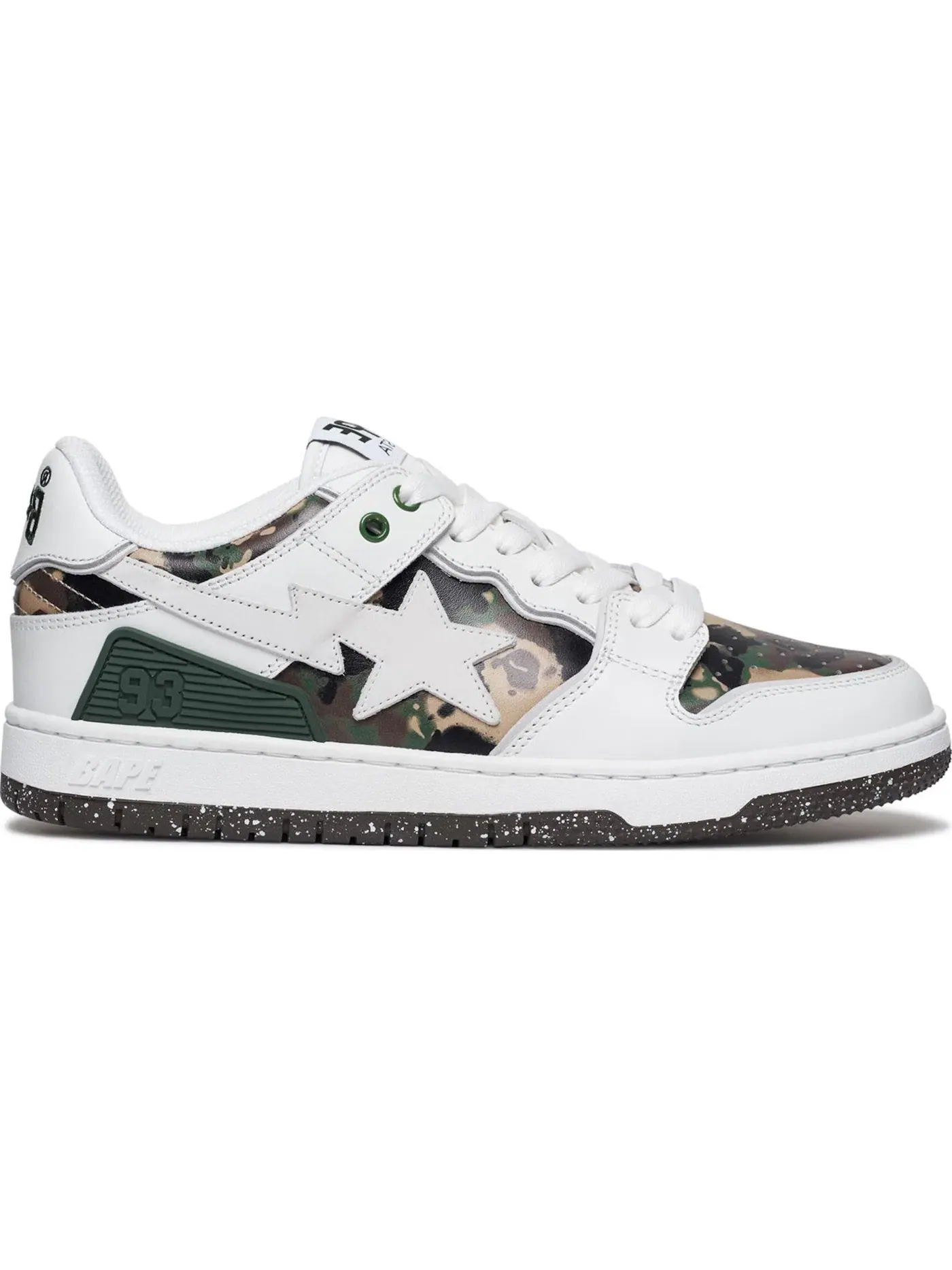 Мужские кроссовки Lifestyle A Bathing Ape Sk8 Sta #2 BAPE — изображение 1 из 1, белый