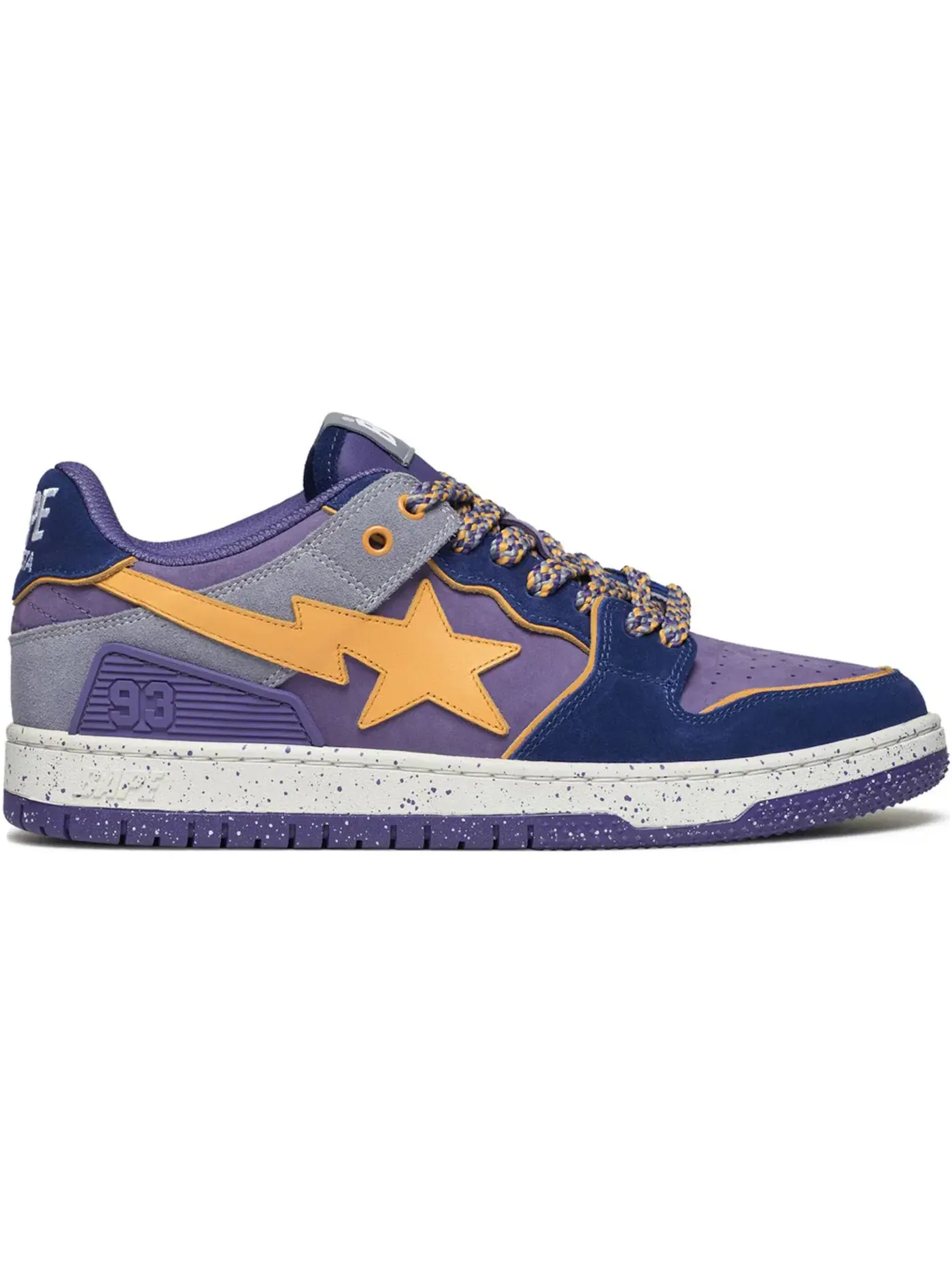 Мужские кроссовки Lifestyle A Bathing Ape Sk8 Sta BAPE — изображение 1 из 1, фиолетовый