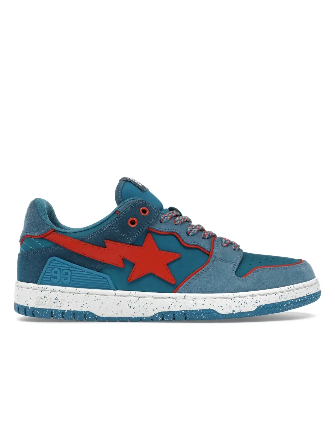 Мужские кроссовки Lifestyle A Bathing Ape Sk8 Sta BAPE — изображение 1 из 4, синий/красный