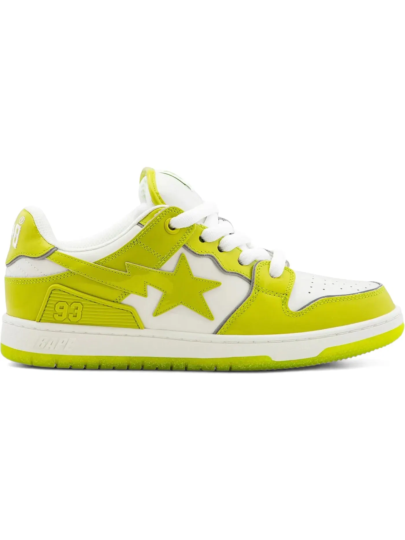 Мужские кроссовки Lifestyle A Bathing Ape Sk8 Sta Bold BAPE — изображение 1 из 1, зеленый