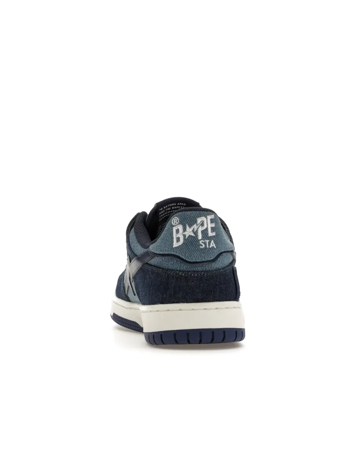 Мужские кроссовки Lifestyle A Bathing Ape Sk8 Sta BAPE — изображение 4 из 4, индиго/индиго/белый