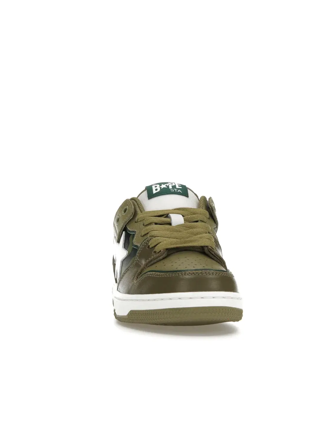 Мужские кроссовки Lifestyle A Bathing Ape Sk8 Sta BAPE — изображение 2 из 4, оливковый